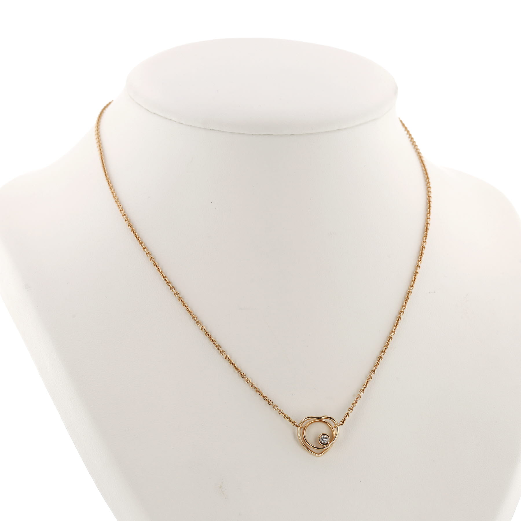 Collana Hermès Voltige in oro rosa e diamante