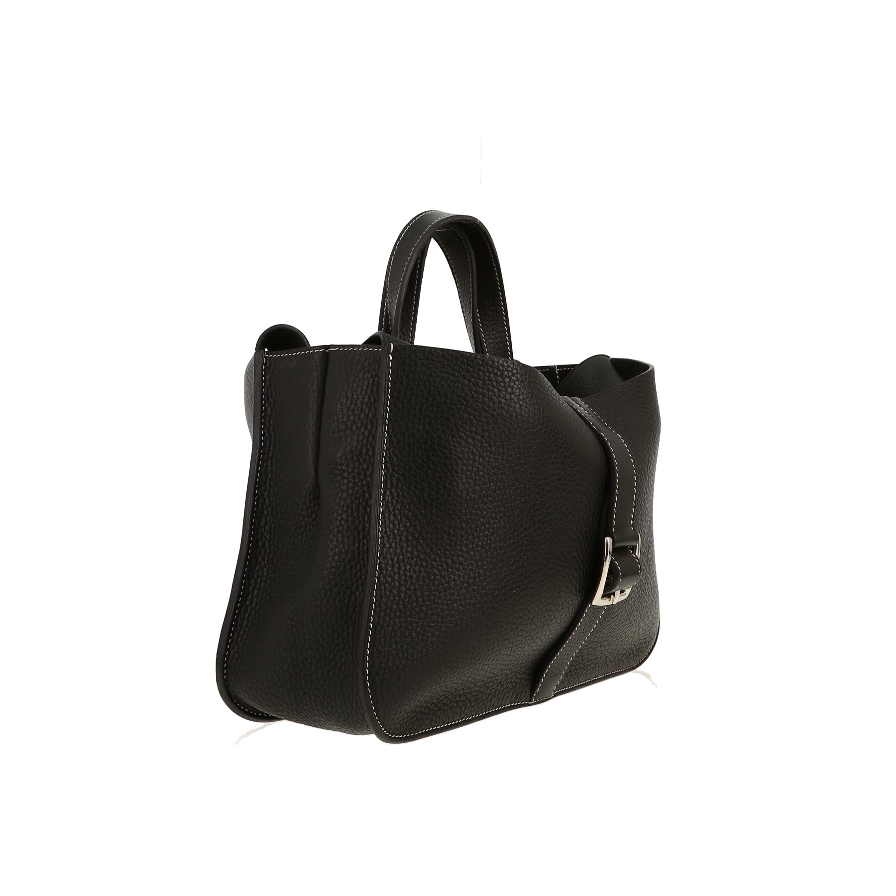 Hermès  Halzan handbag  in black togo leather
