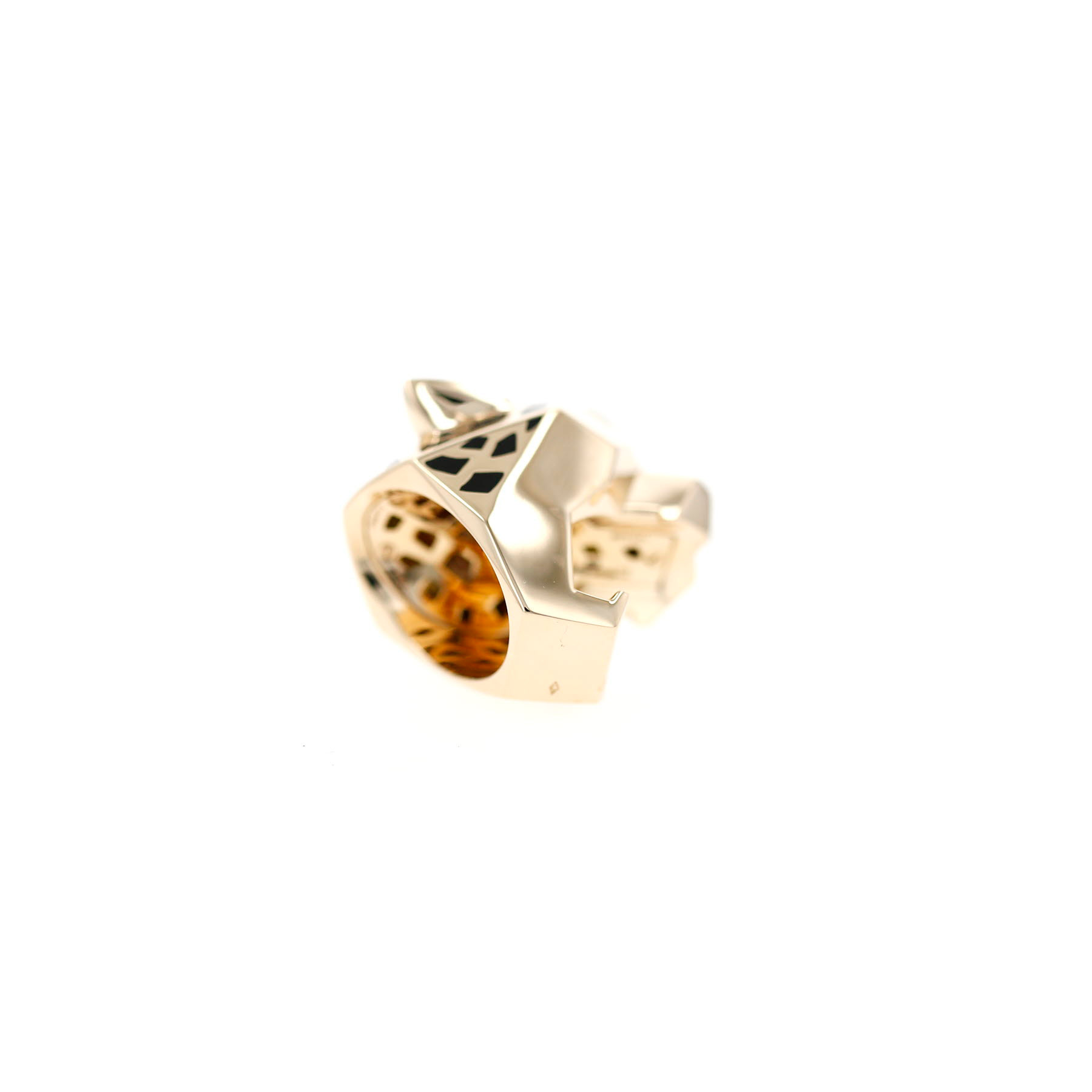 Anello Cartier Panthère in oro giallo, peridoto e onice