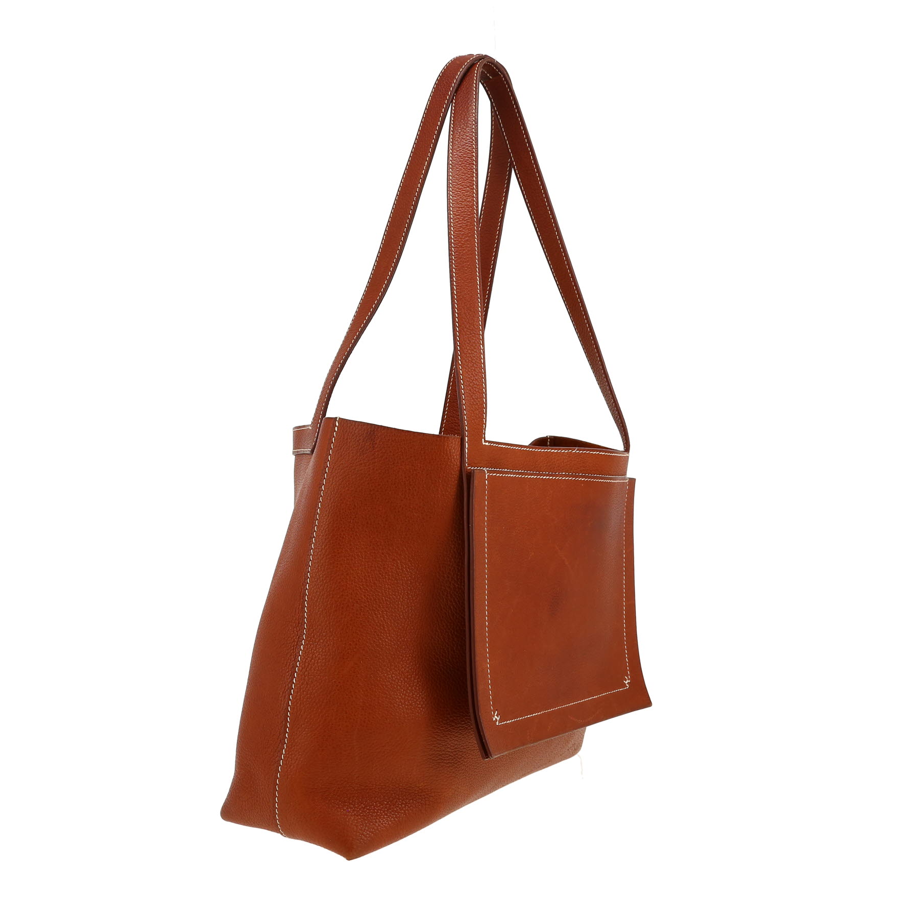 Bolso Cabás Hermès  Cabasellier en Barenia Faubourg color oro