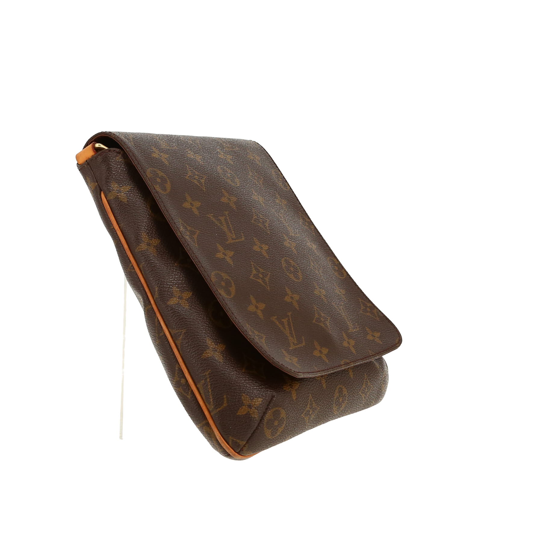 Louis Vuitton  Musette shoulder bag  in brown monogram canvas  and natural leather