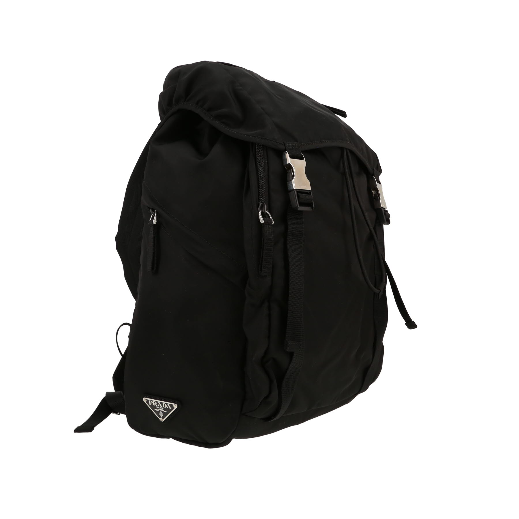 Mochila Prada «Nylon Backpack» de lona negra