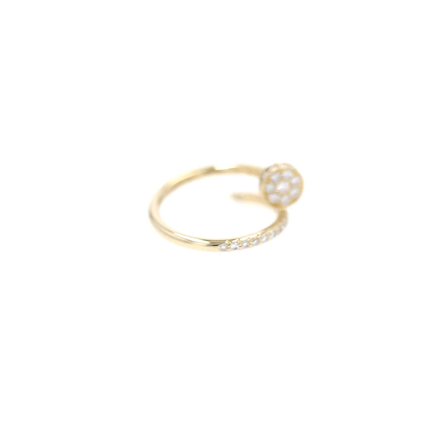 Cartier Juste un clou small model ring in pink gold and diamonds