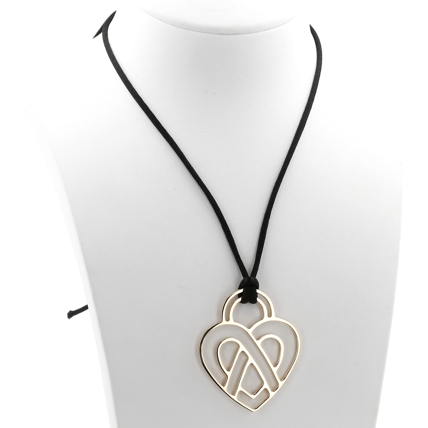 Poiray Coeur Fil large model pendant in yellow gold