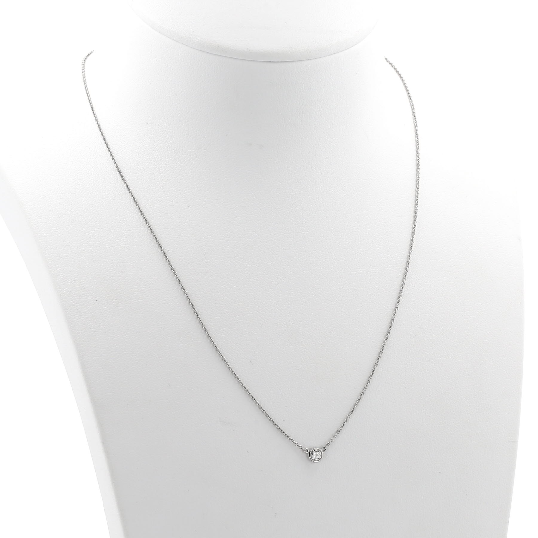 Tiffany 
Co Diamonds By The Yard necklace in platinium and diamond Tiffany 
Co Diamonds By The Yard necklace in platinium and diamond