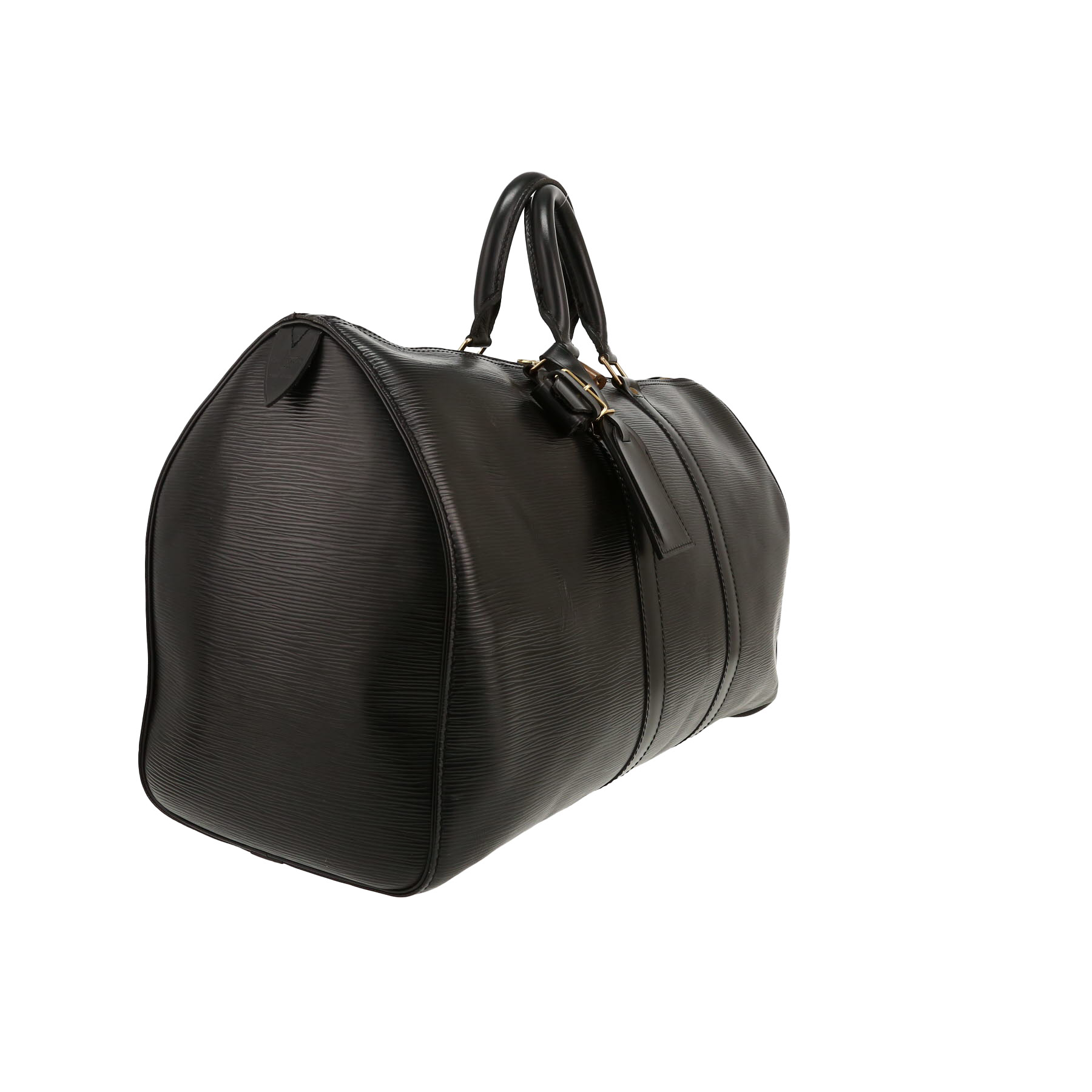Louis Vuitton  Keepall 45 travel bag  in black epi leather