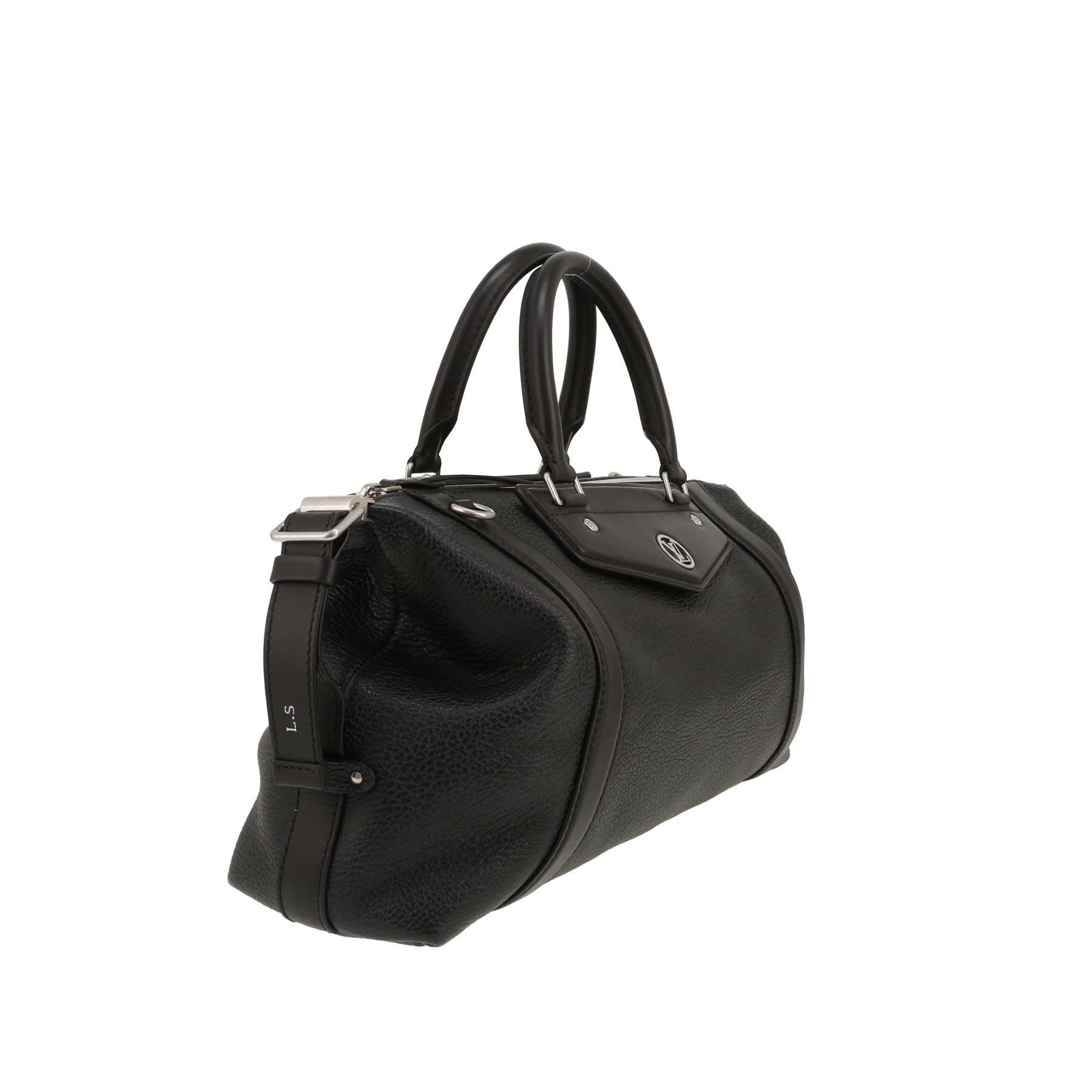 Louis Vuitton  Biker handbag  in black grained leather
