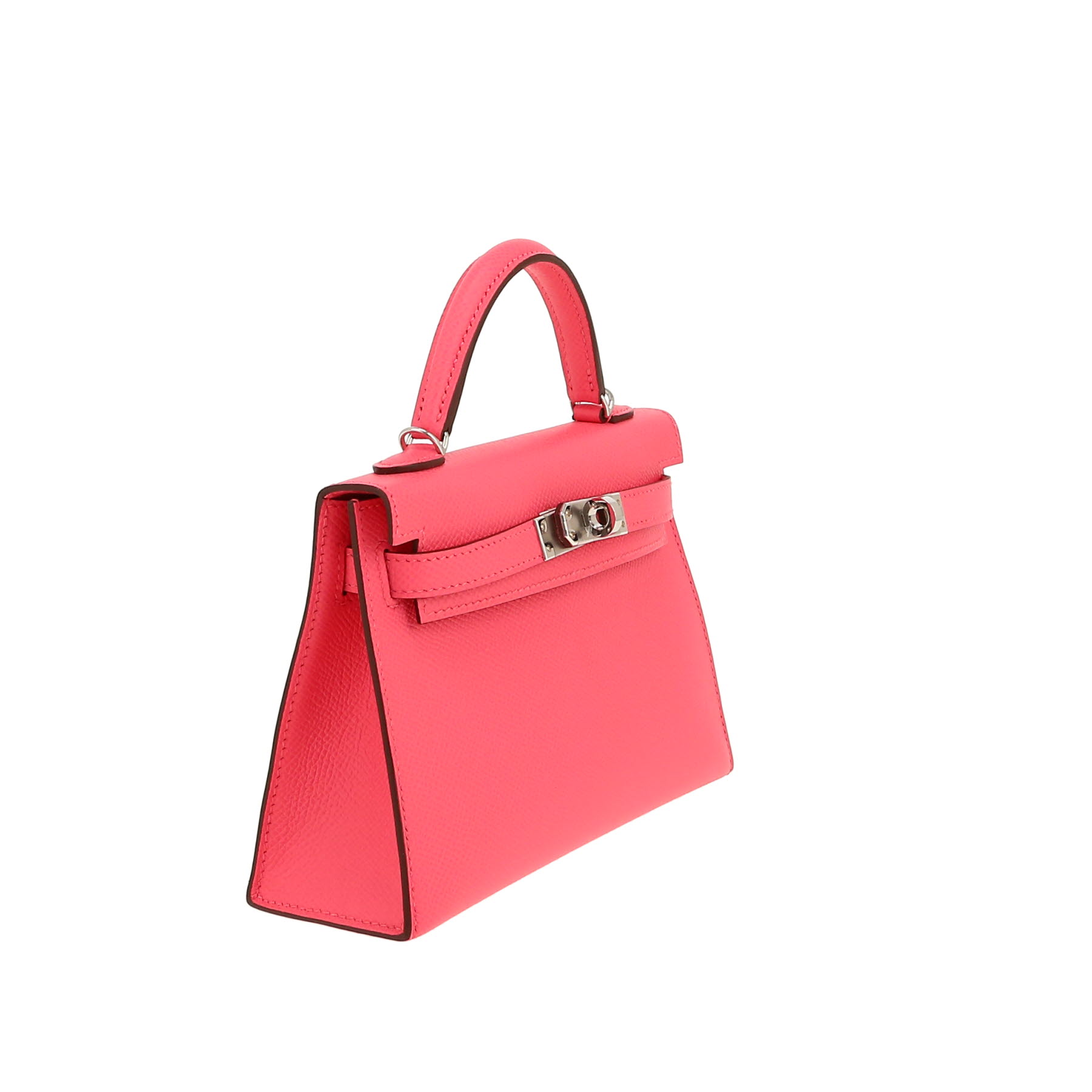 Hermès  Kelly 20 cm shoulder bag  in azalea pink epsom leather