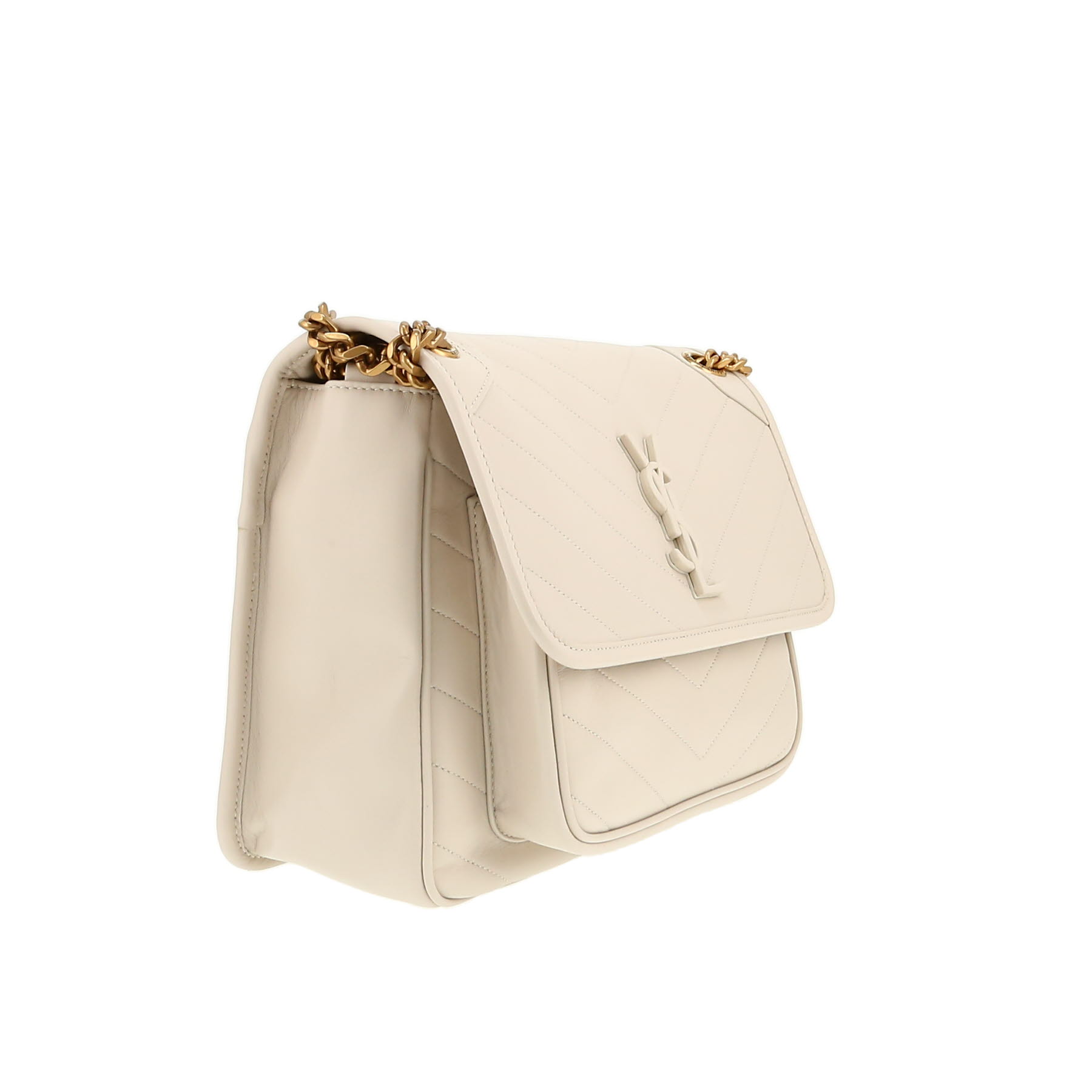 Saint Laurent  Niki handbag  in white leather