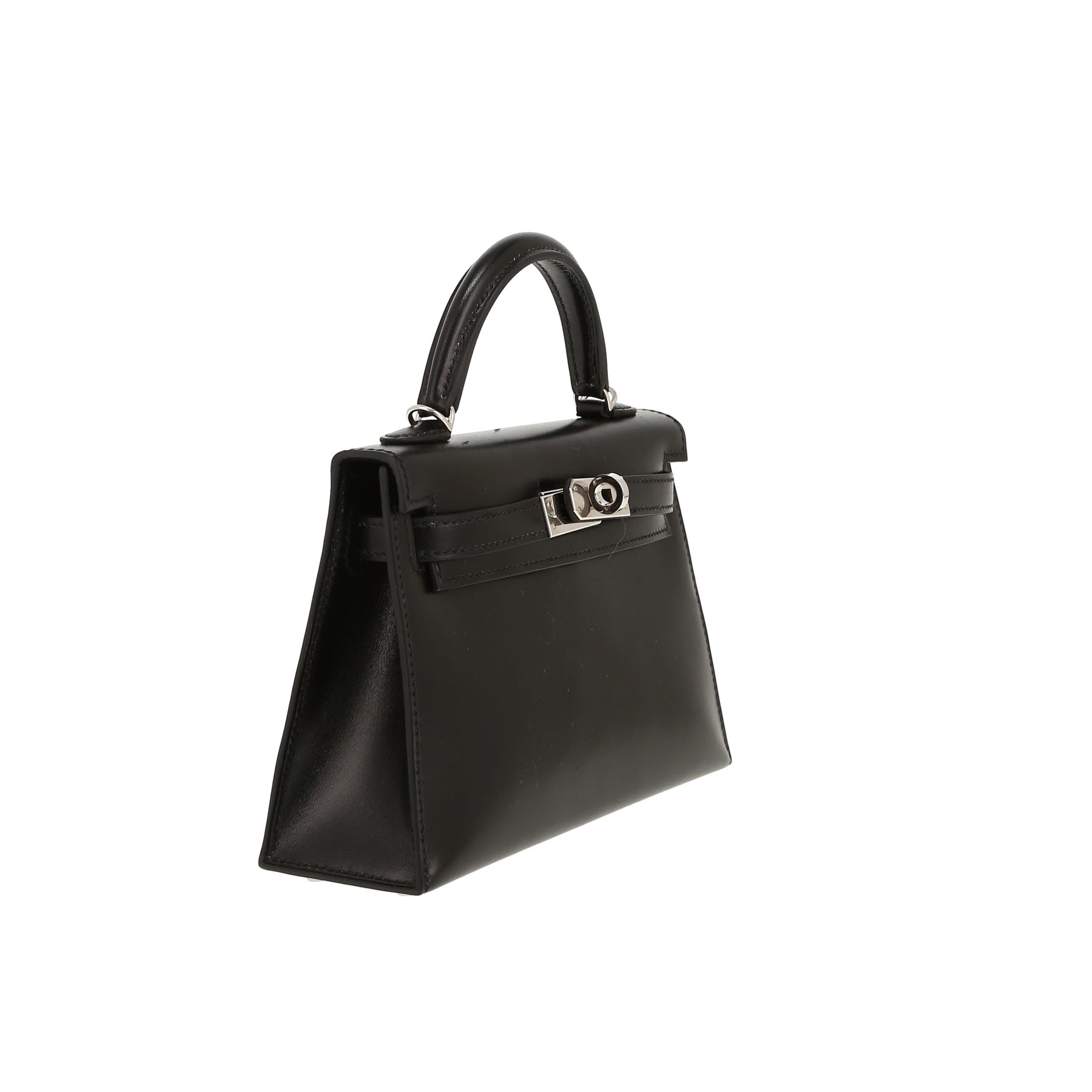 Hermès  Kelly 20 cm handbag  in black box leather