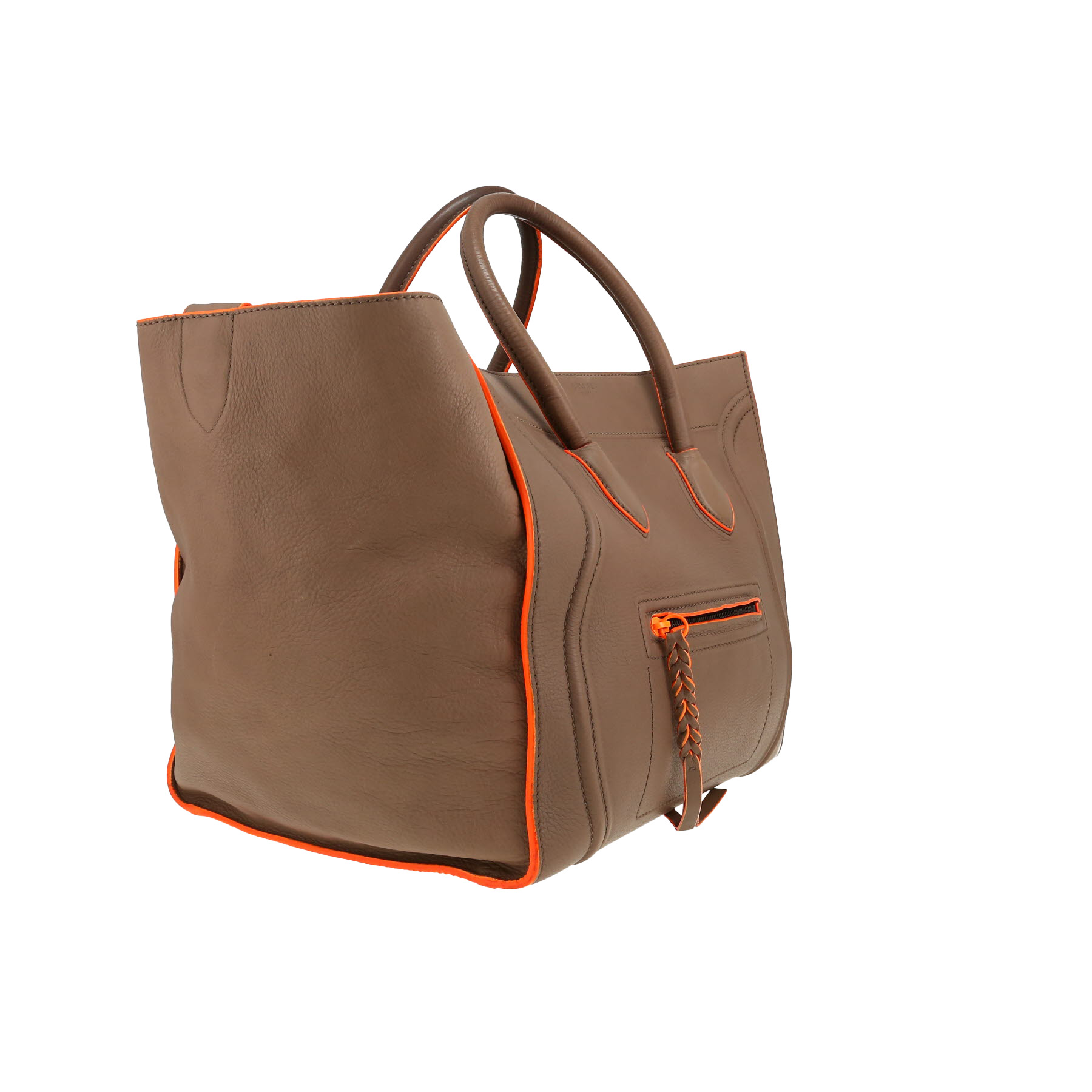 Celine  Phantom shopping bag  in taupe leather