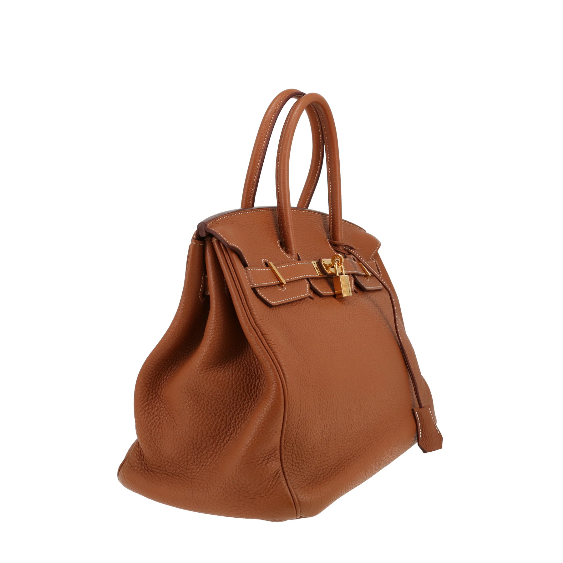 Hermès  Birkin 35 cm handbag  in gold togo leather