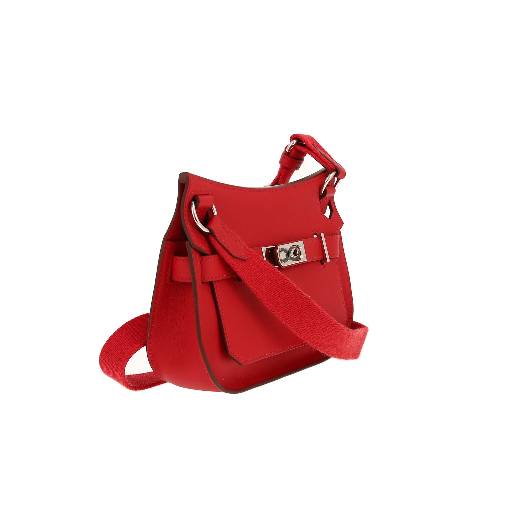 Hermès  Jypsiere mini  shoulder bag  in red Swift leather