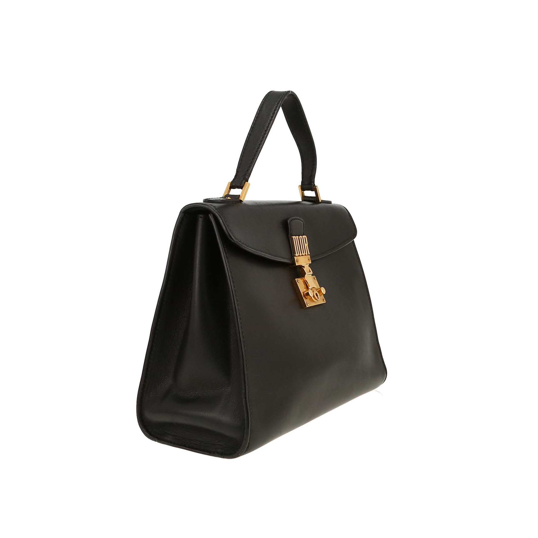 Dior  Dioraddict handbag  in black leather