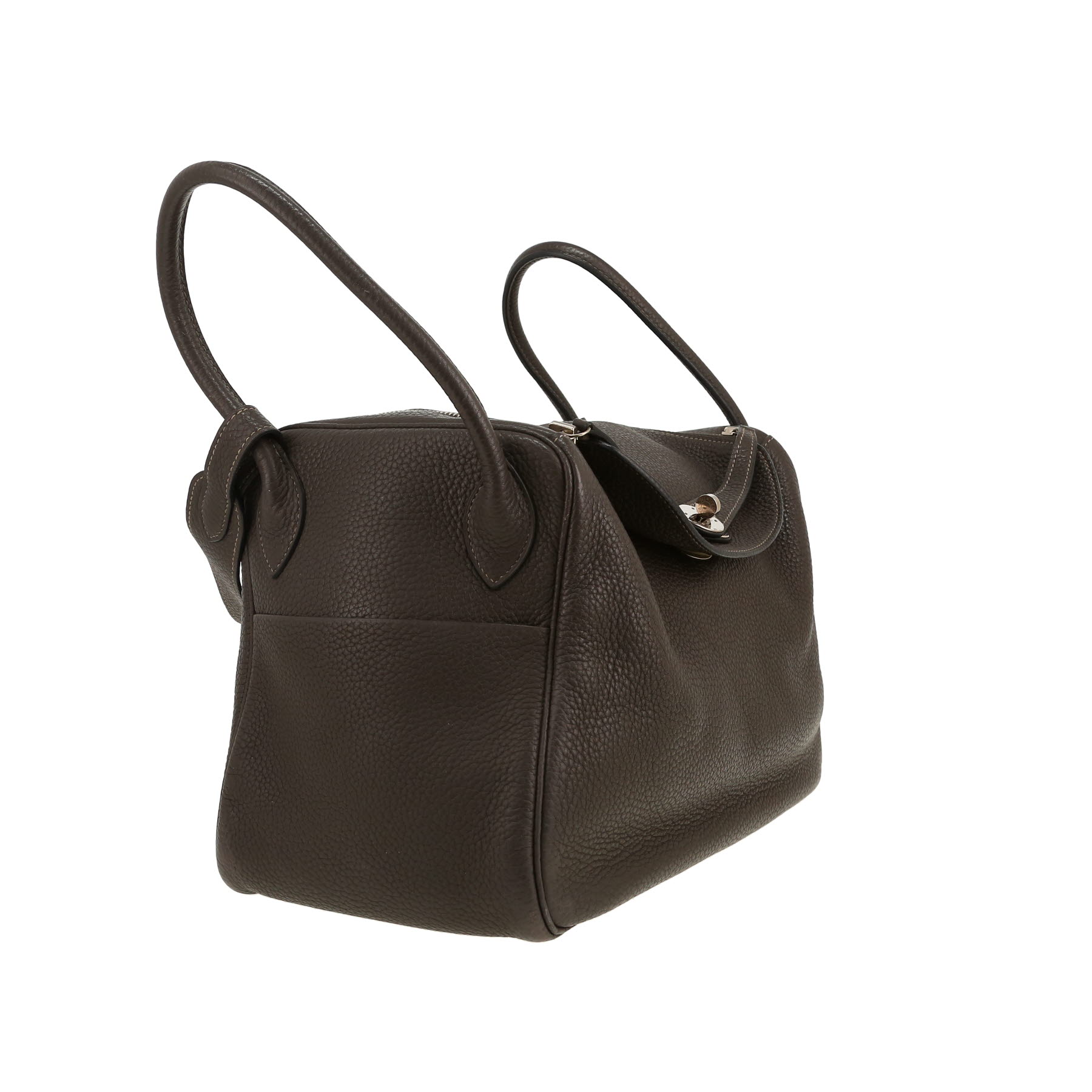 Hermès  Lindy 34 cm shoulder bag  in grey togo leather