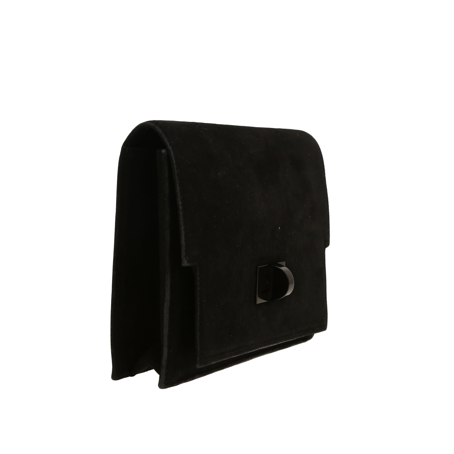 Pochette Hermès  Vintage en veau doblis noir