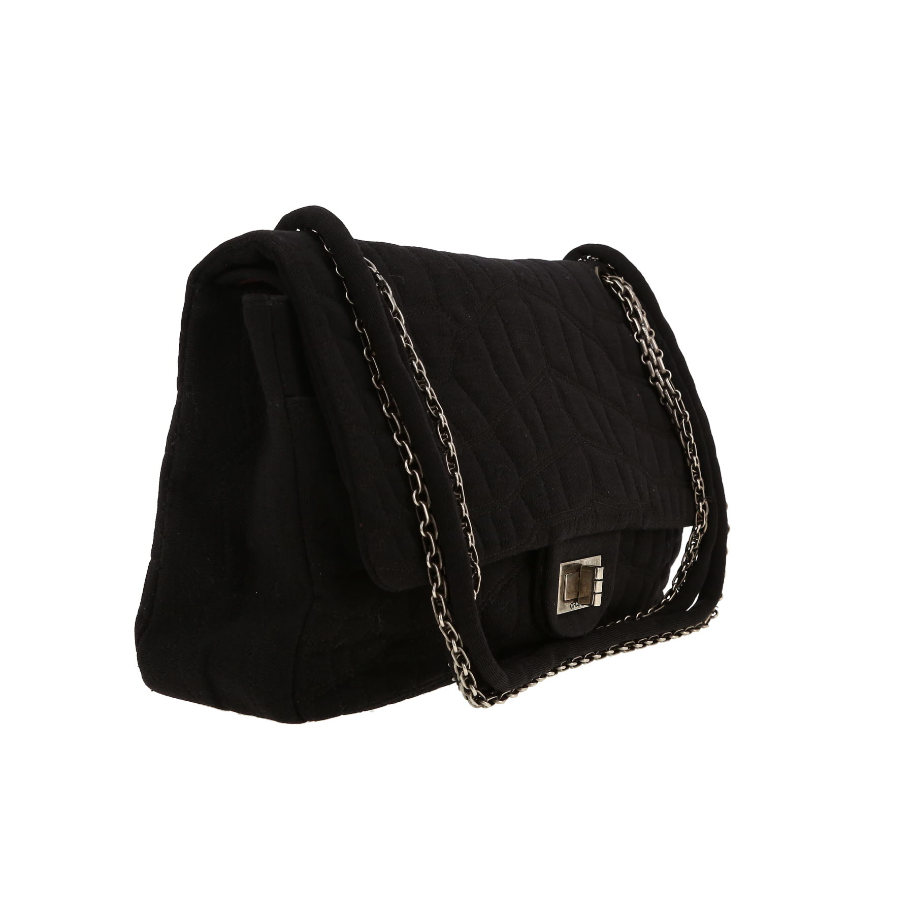 Borsa Chanel  2.55 in tela nera