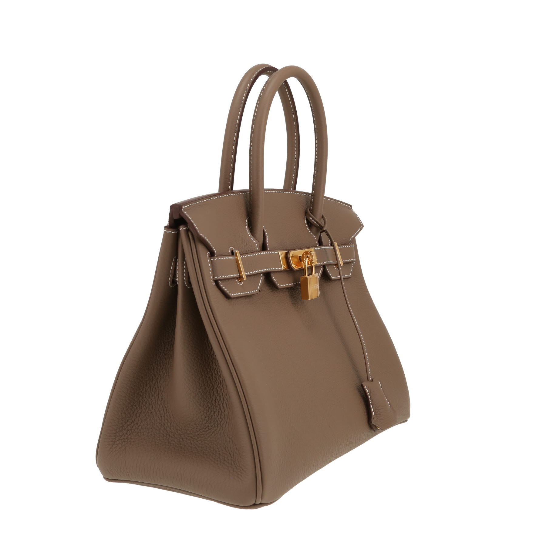 Hermès  Birkin 30 cm handbag  in etoupe togo leather