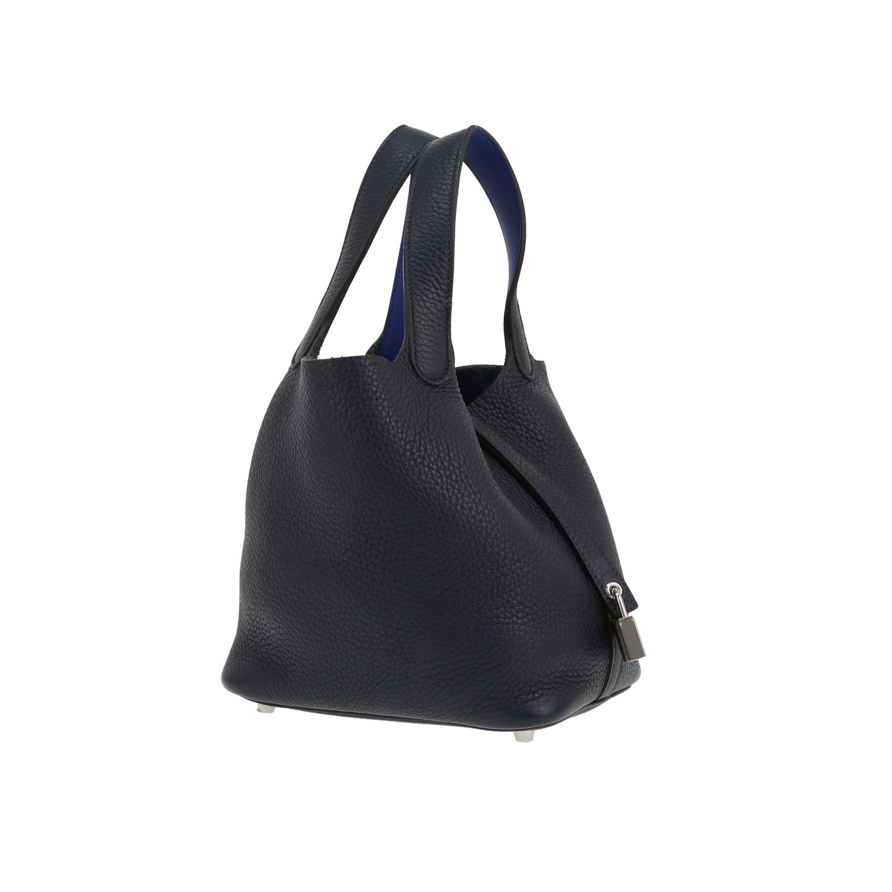 Hermès  Picotin 18 cm handbag  in dark blue togo leather