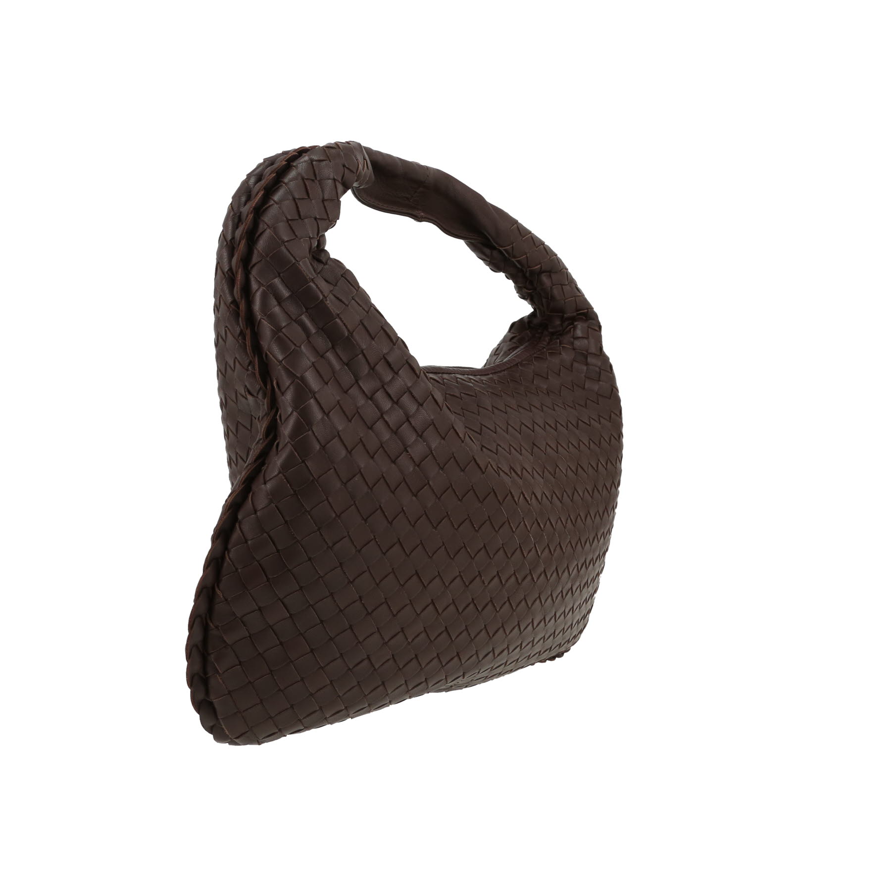 Sac à main Bottega Veneta  Veneta en cuir intrecciato marron