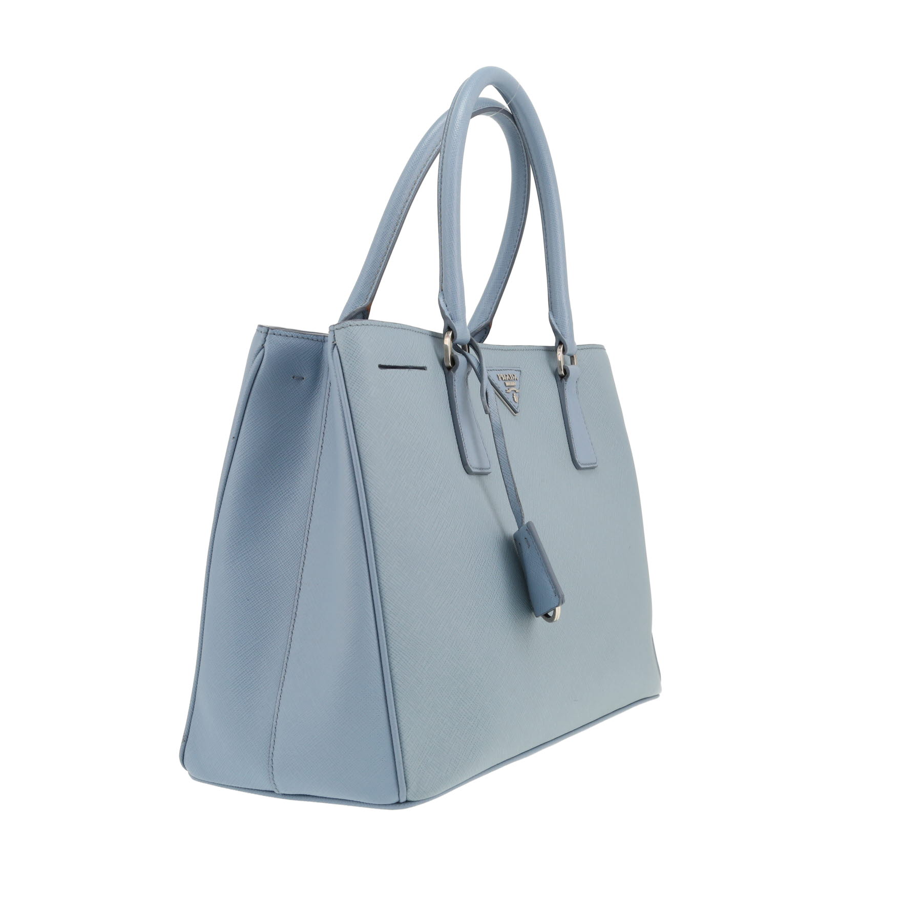 Bolso Prada «Galleria» de piel saffiano Bleu Ciel