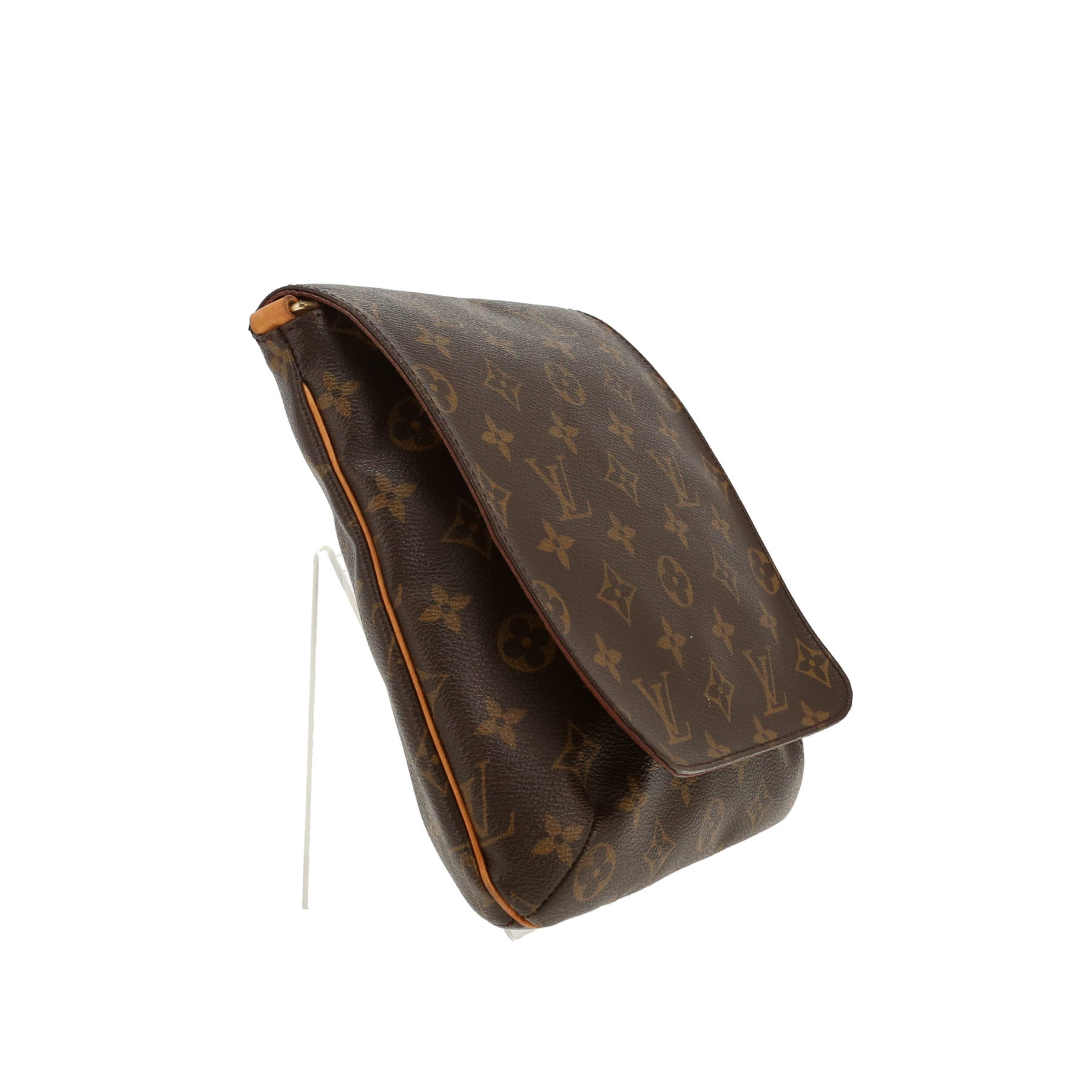 Louis Vuitton  Musette shoulder bag  in brown monogram canvas  and natural leather