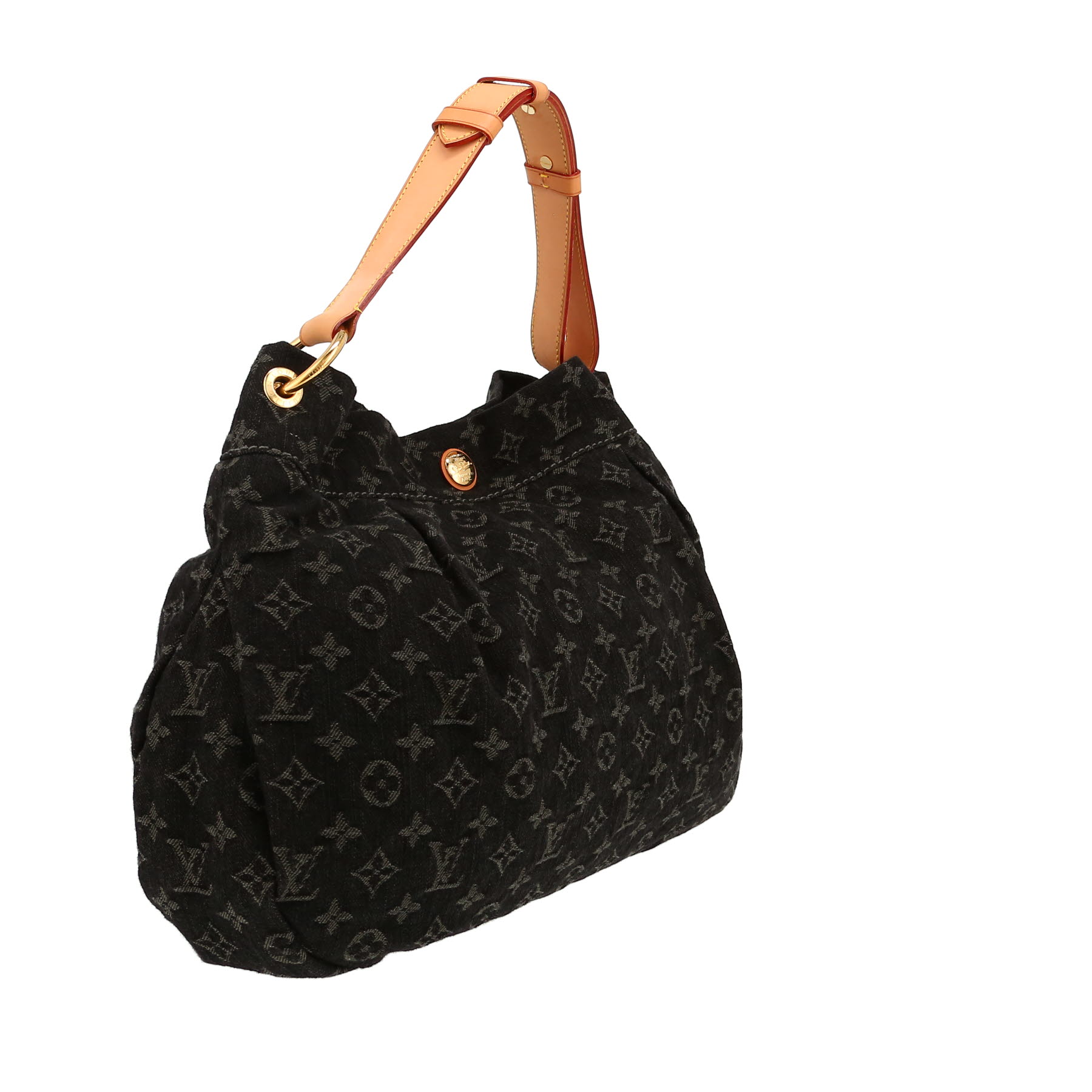 Sac à main Louis Vuitton  Daily en toile denim noire Sac à main Louis Vuitton  Daily en toile denim noire