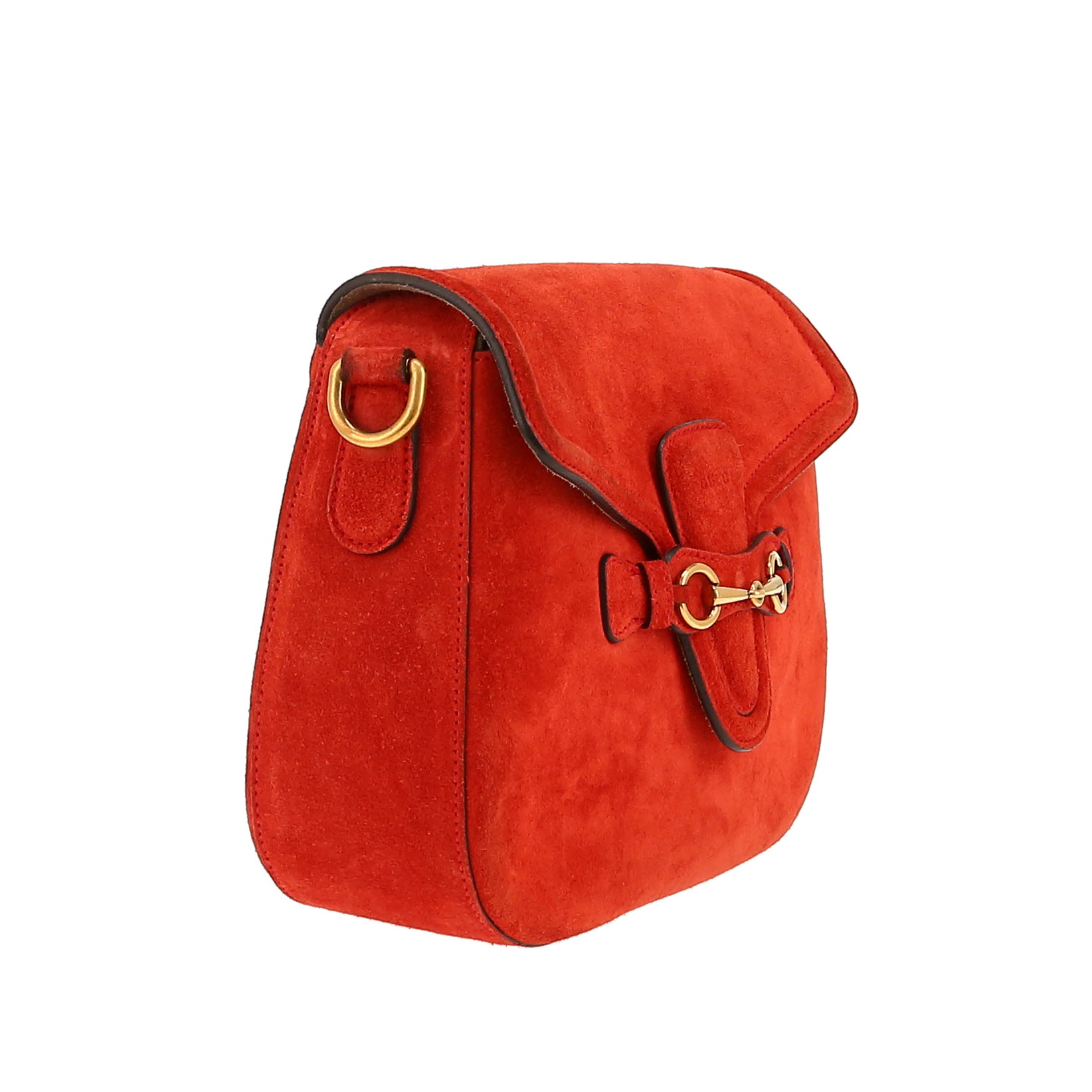 Bolso bandolera Gucci  Lady Web en Veau velours rojo