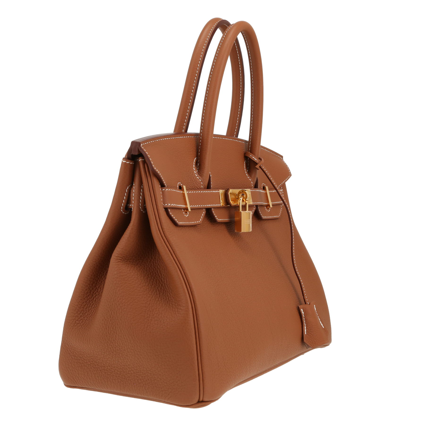 Borsa Hermès  Birkin 30 cm in pelle togo gold