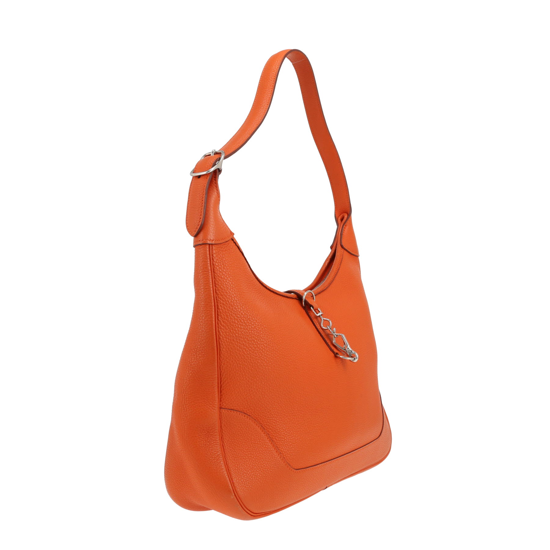 Borsa Hermès  Trim in pelle togo arancione