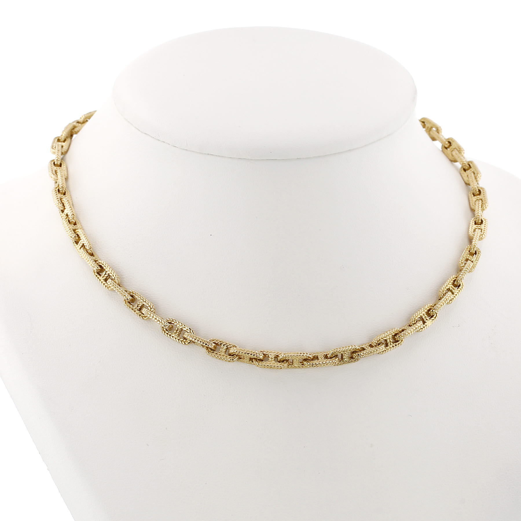 Hermès Chaîne d'Ancre Vendôme  1960's necklace in yellow gold