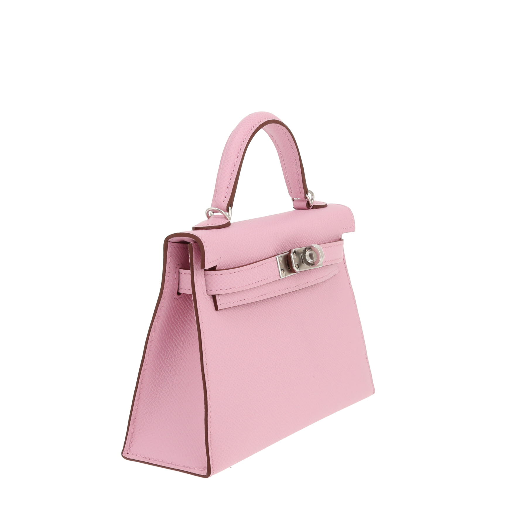 Bolso bandolera Hermès  Kelly 20 cm en cuero epsom Mauve Sylvestre