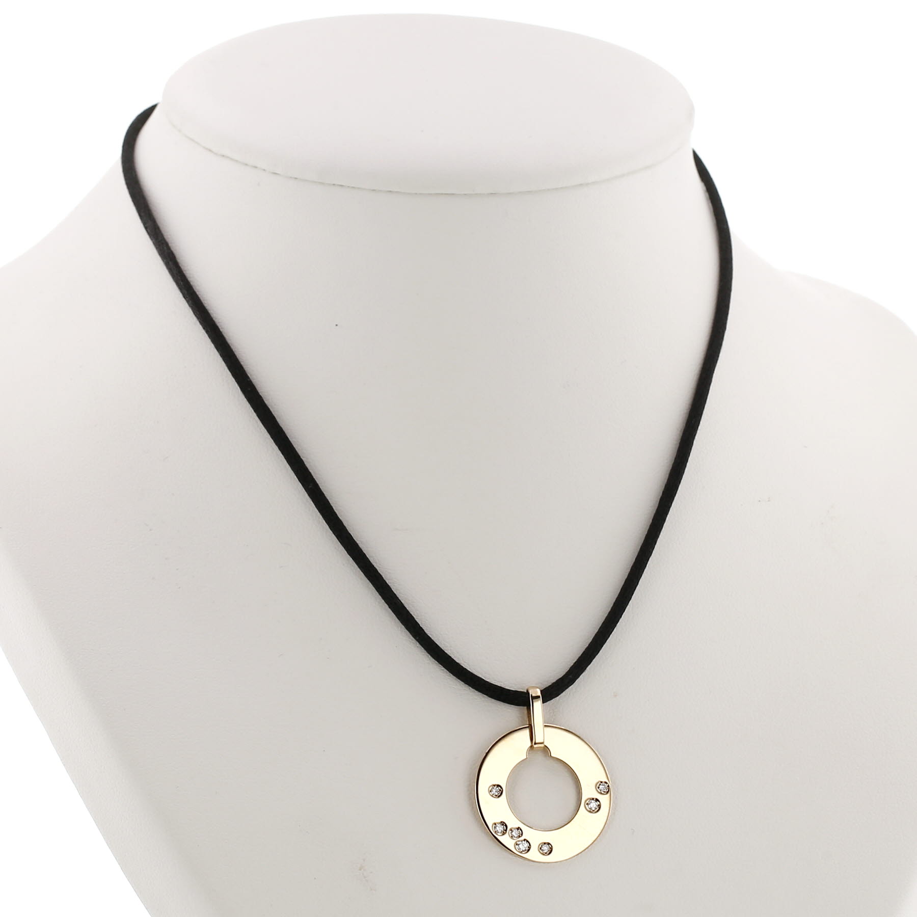 Ciondolo Dinh Van Cible in oro giallo e diamanti