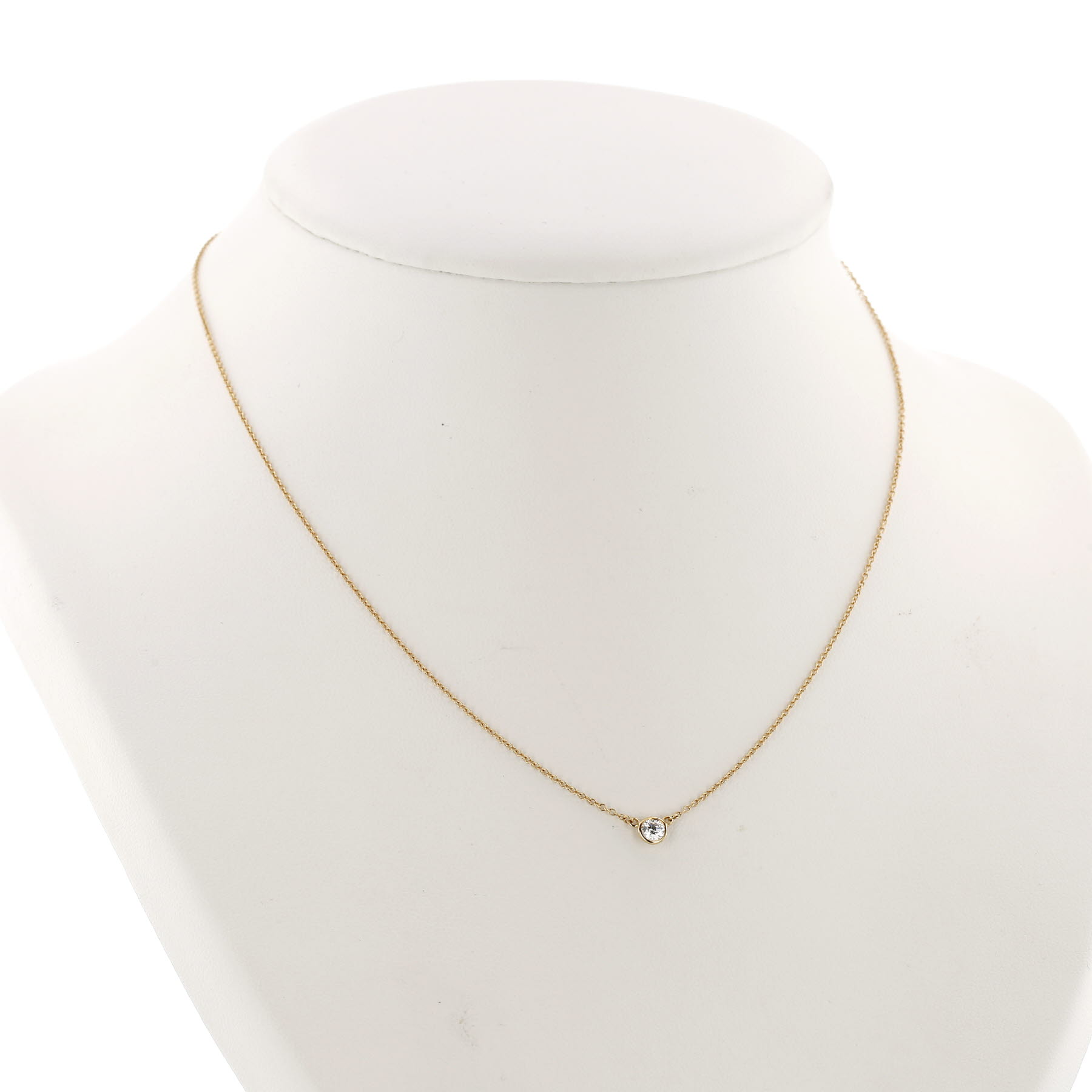 Collar Tiffany 
Co Diamonds By The Yard de oro amarillo y diamante