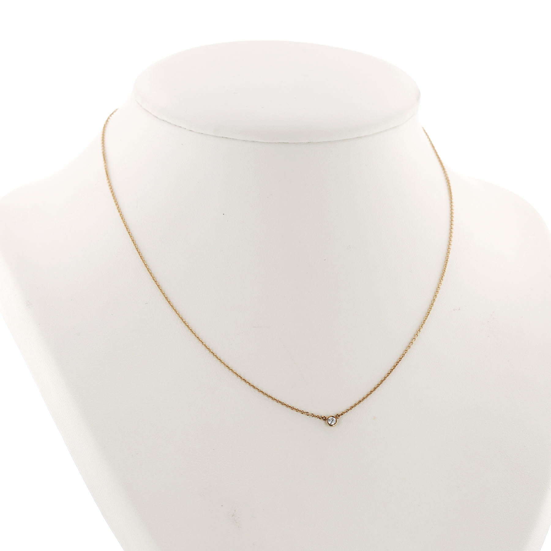Collar Tiffany 
Co Diamonds By The Yard de oro amarillo y diamante