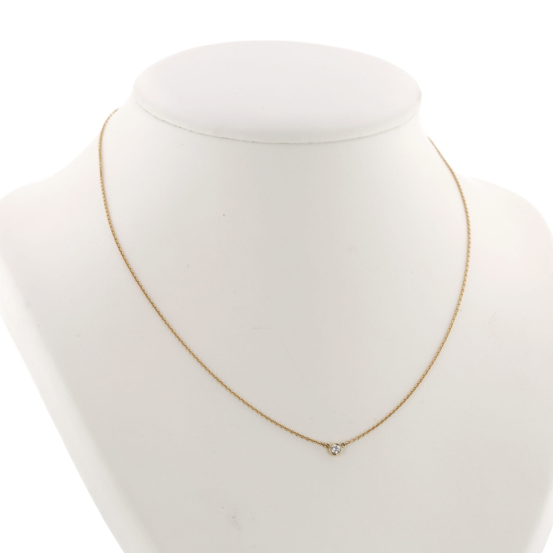 Collar Tiffany 
Co Diamonds By The Yard de oro amarillo y diamante