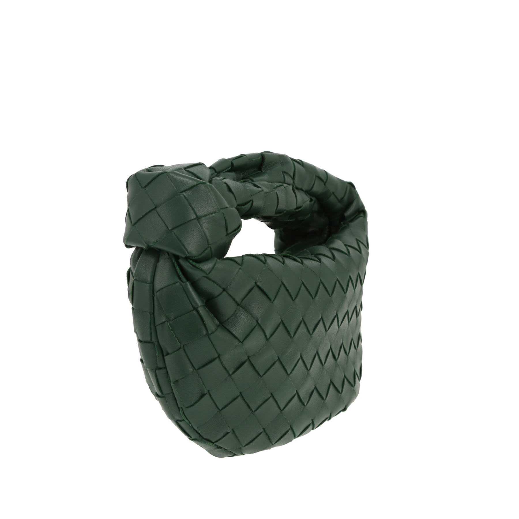 Borsa Bottega Veneta  Jodie mini  in pelle intrecciata verde
