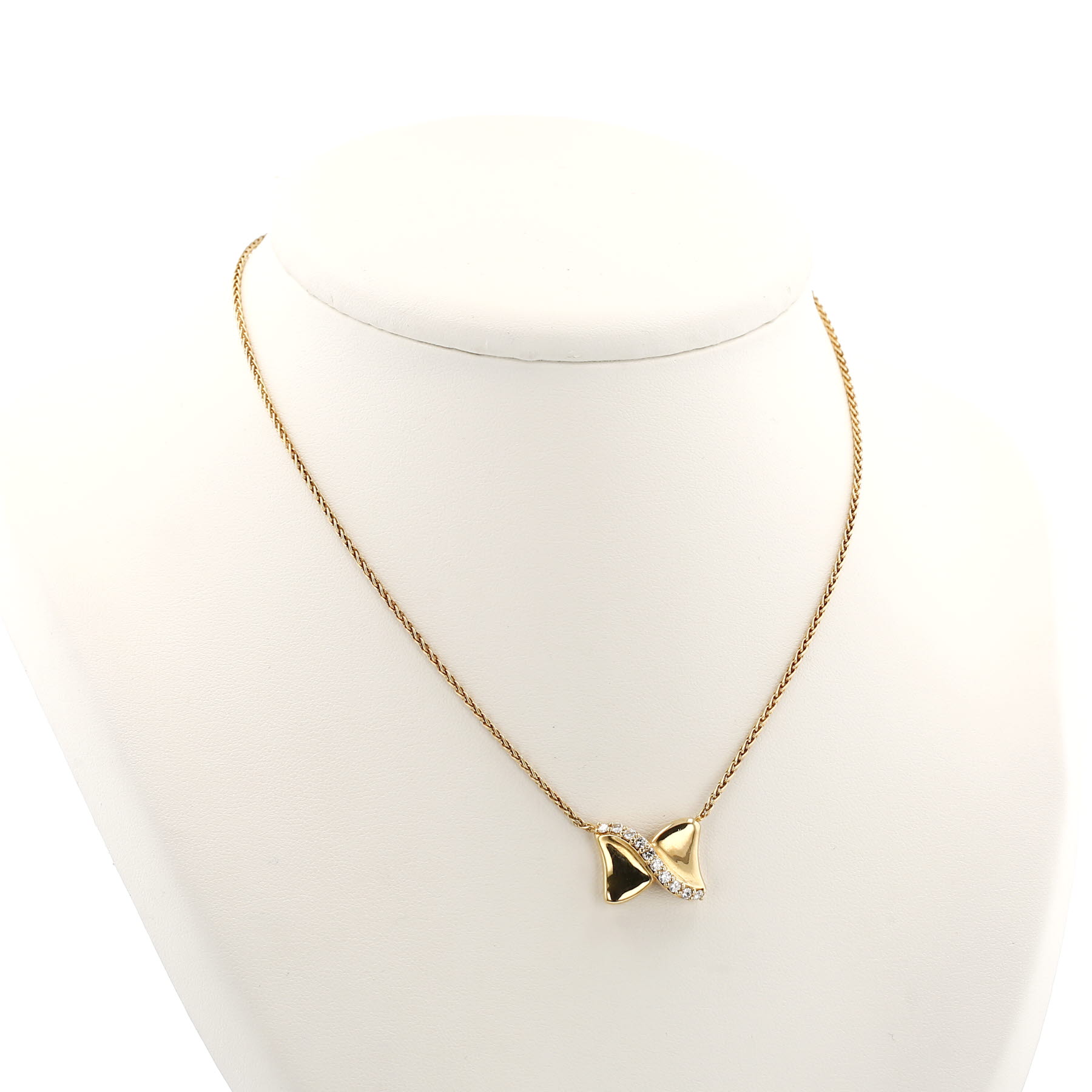 Collana Mellerio  in oro giallo e diamanti