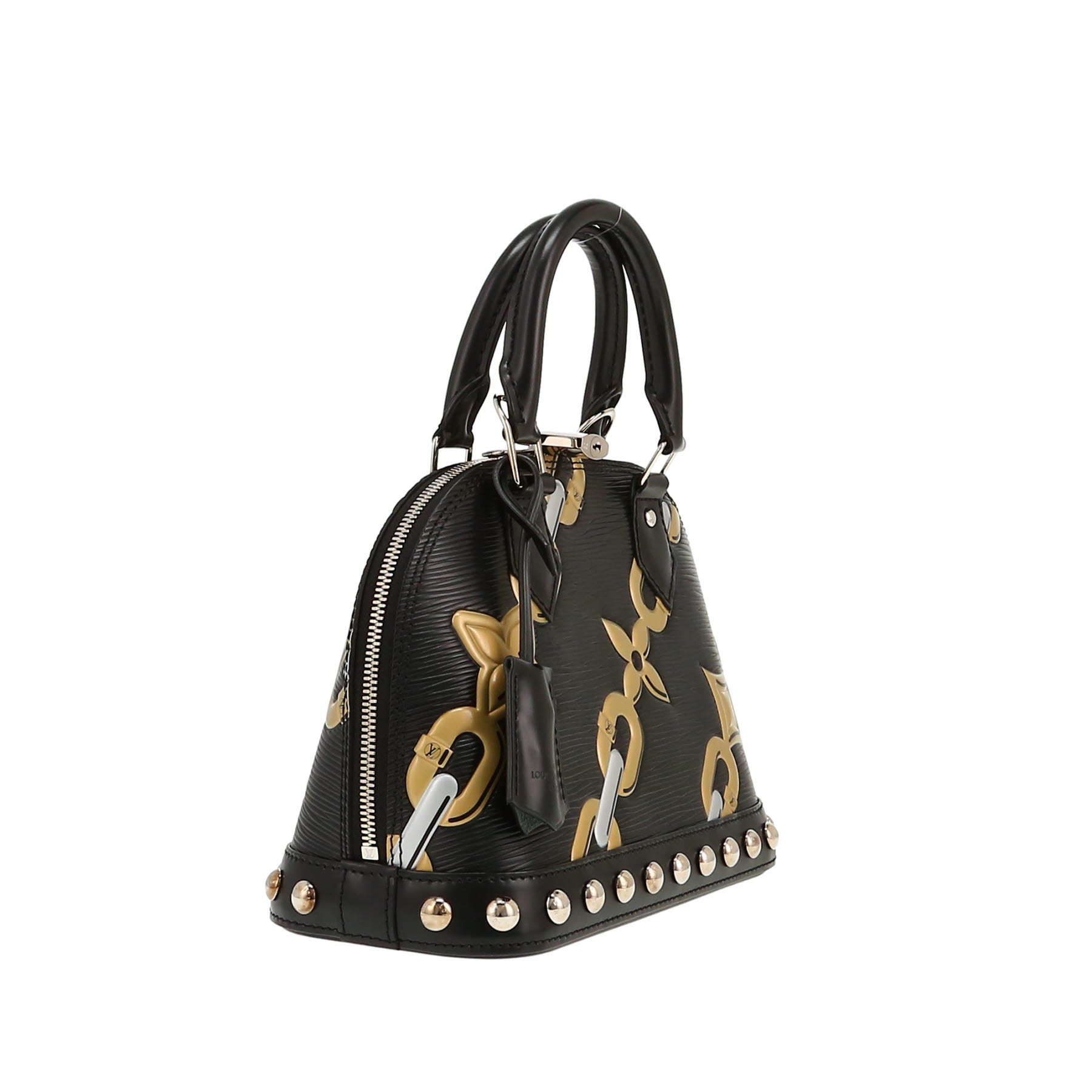 Louis Vuitton  Alma Editions Limitées handbag  in black epi leather