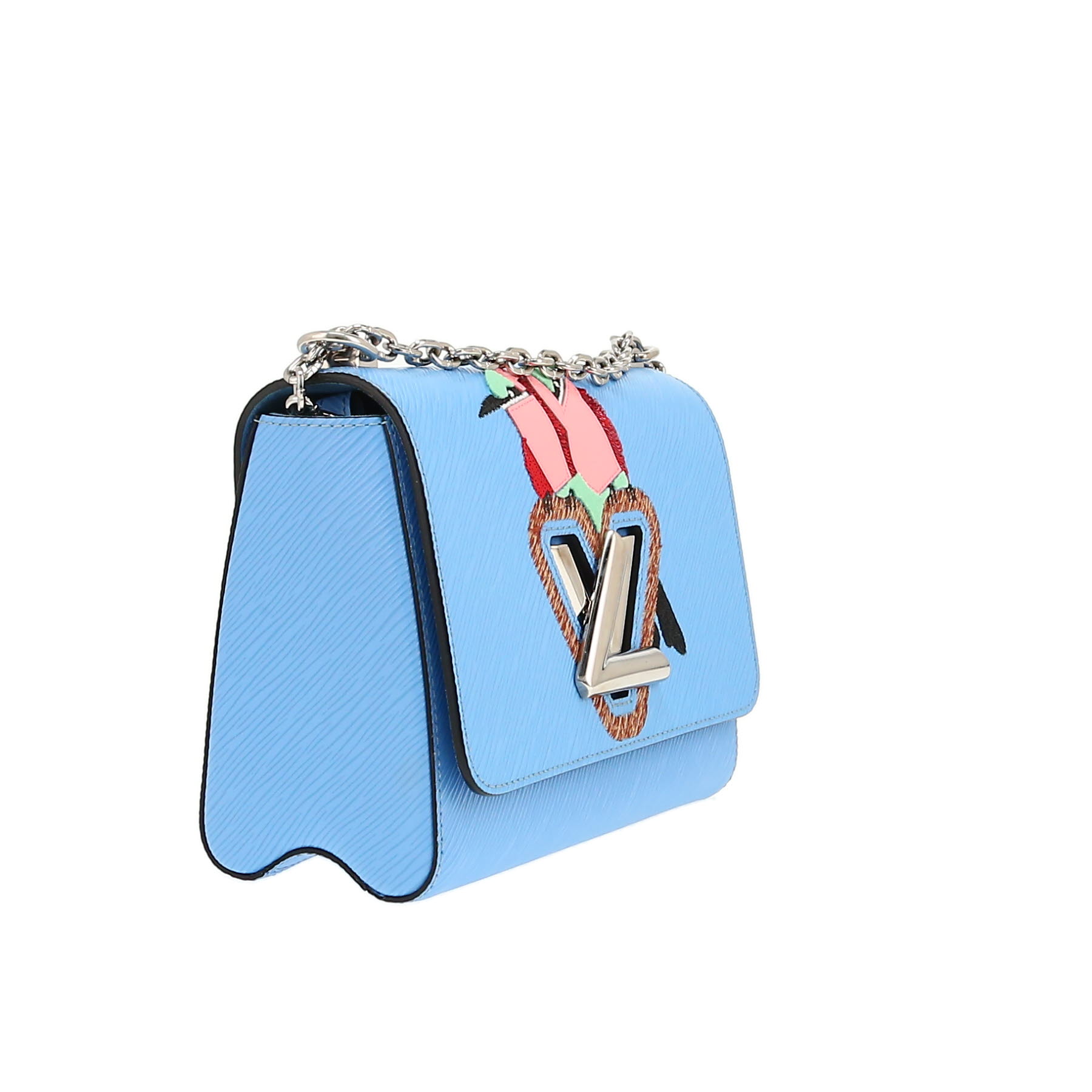 Louis Vuitton  Twist shoulder bag  in blue epi leather