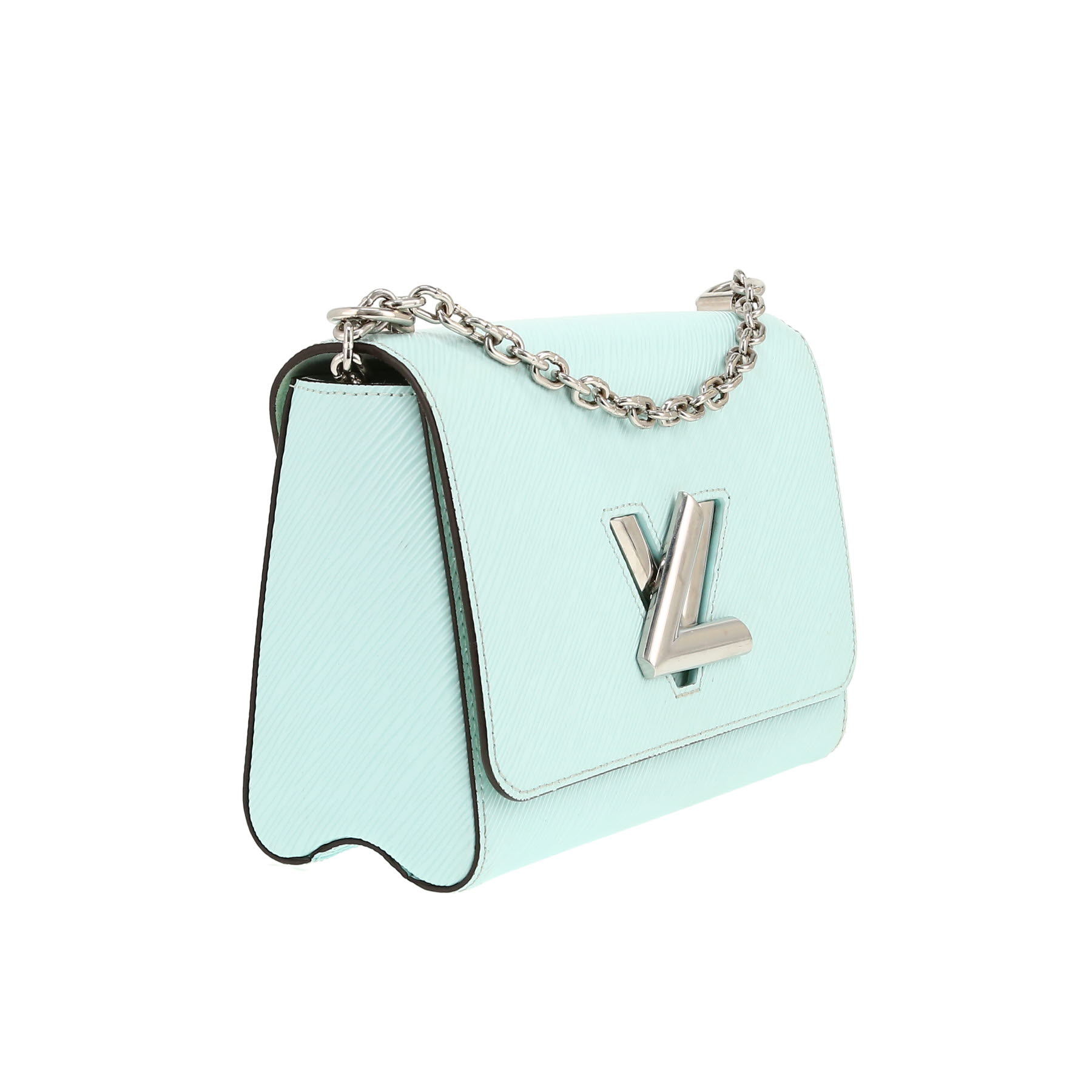 Louis Vuitton  Twist shoulder bag  in light blue epi leather