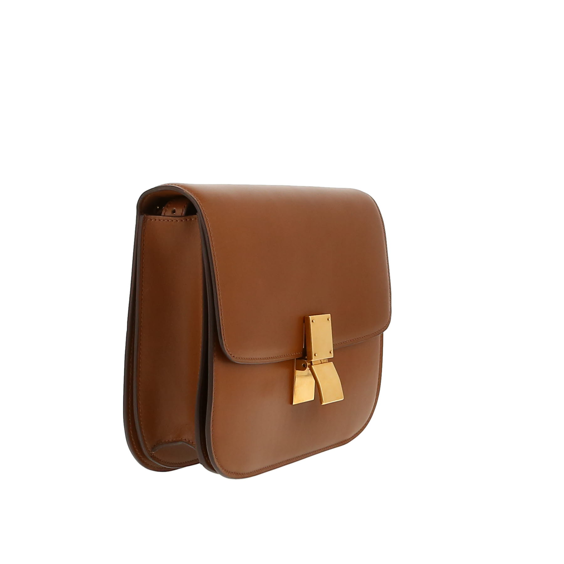 Celine  Classic Box handbag  in brown leather