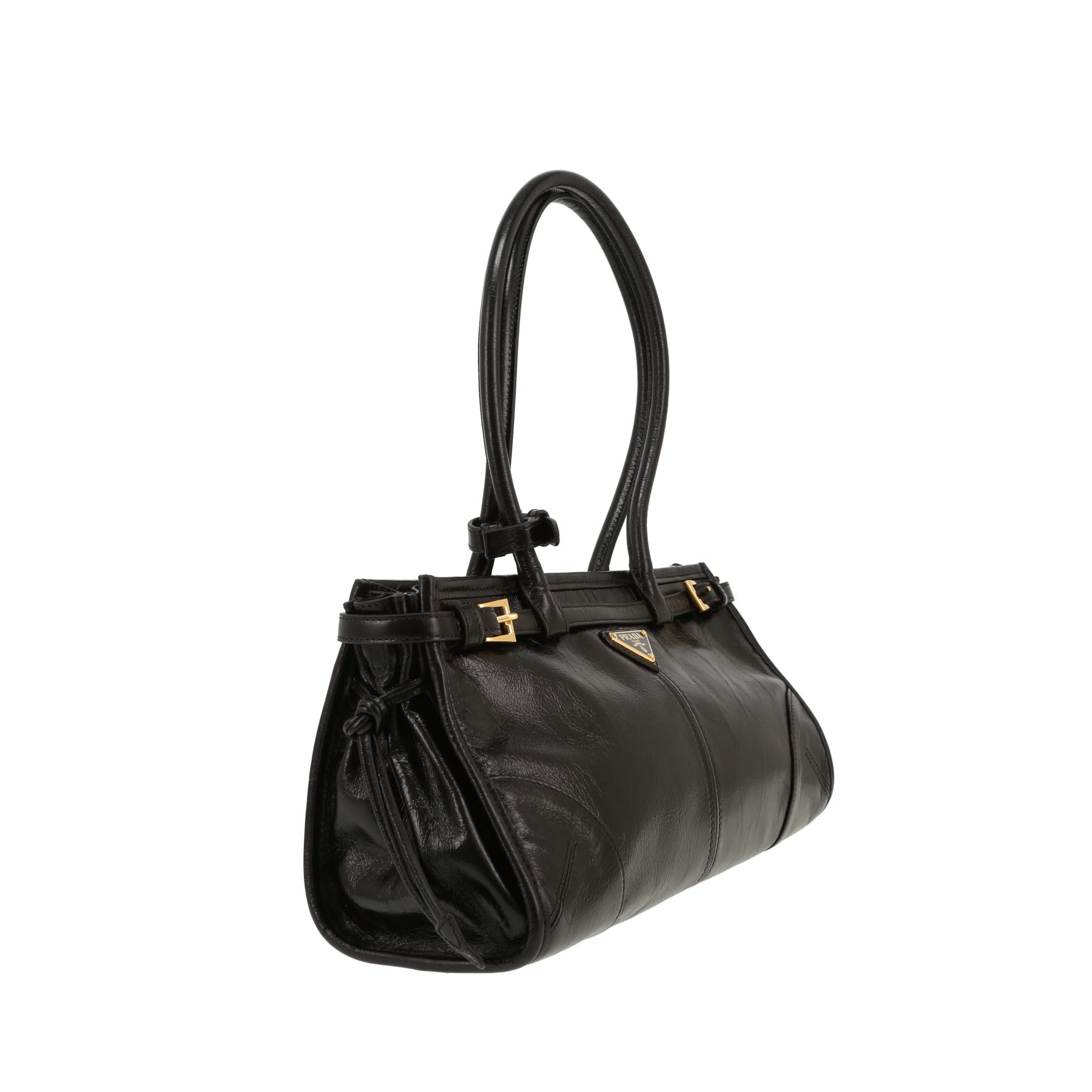 Bolso de mano Prada  Bonnie en cuero negro