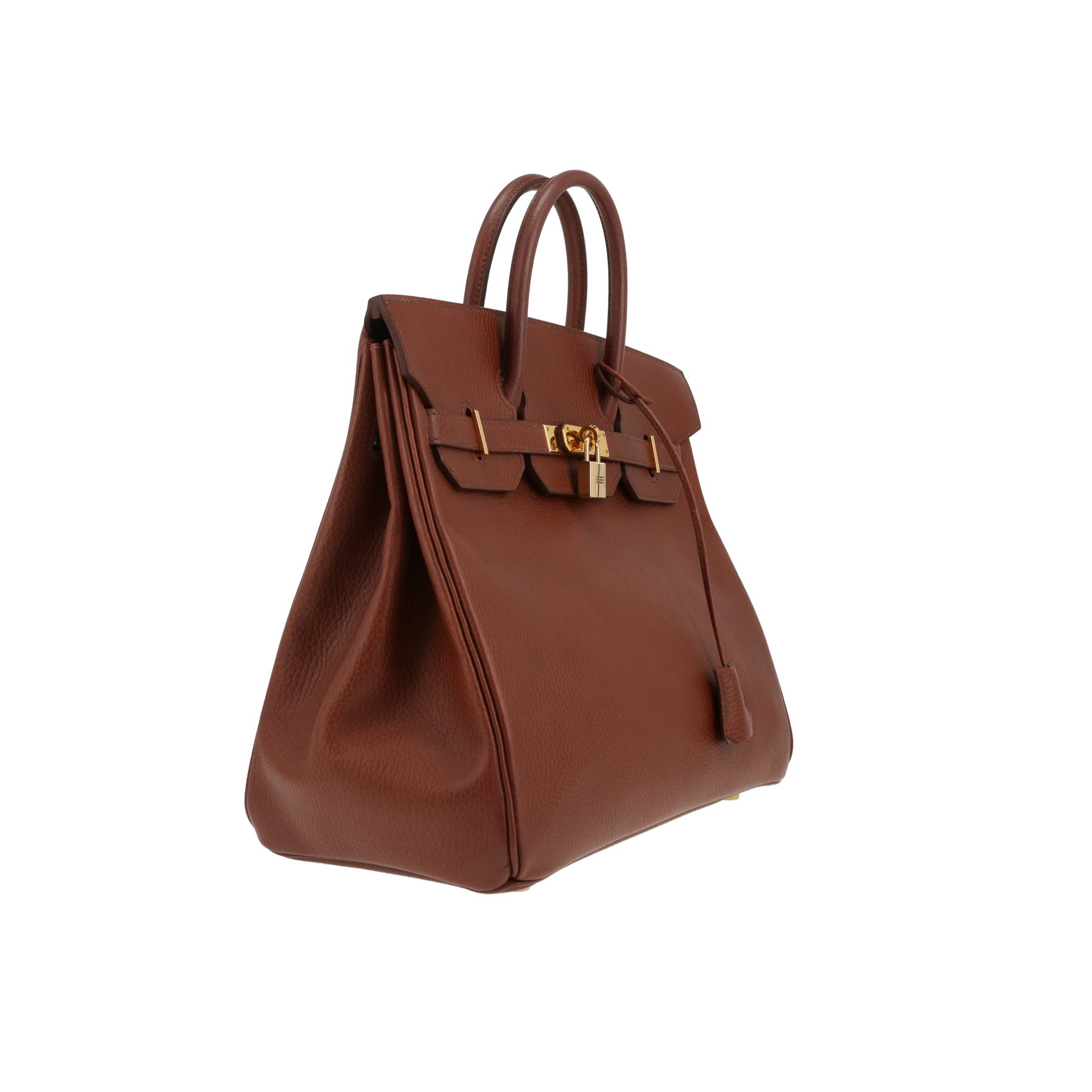 Hermès  Haut à Courroies 32 cm handbag  in brown Ardenne leather