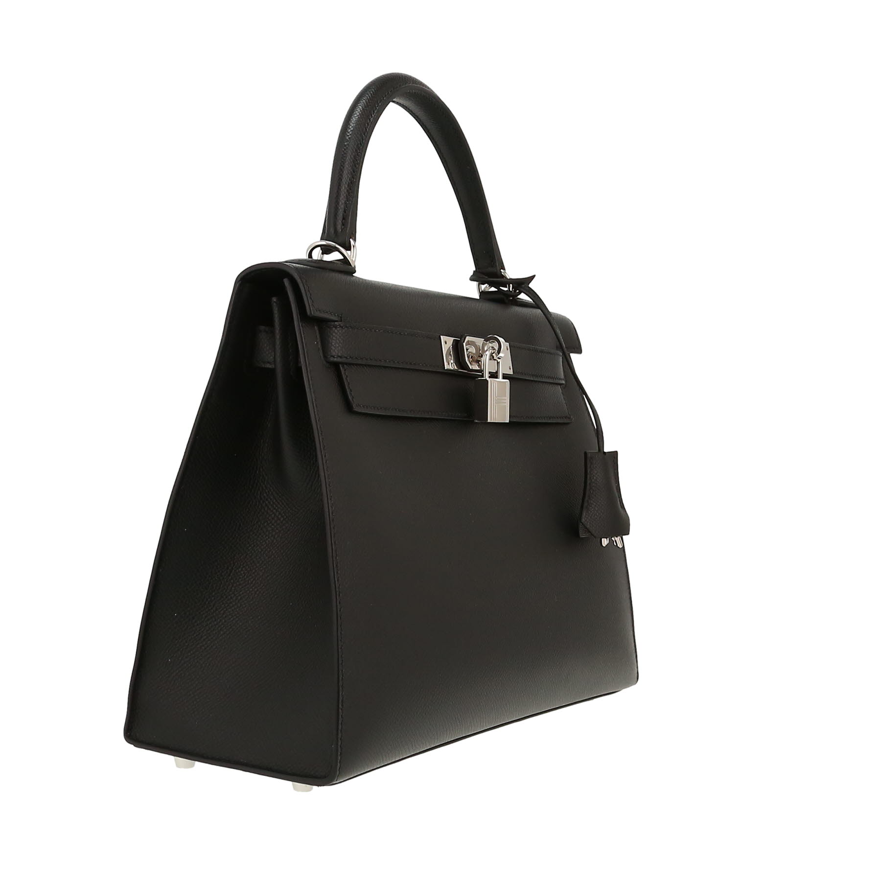 Hermès  Kelly 28 cm handbag  in black epsom leather