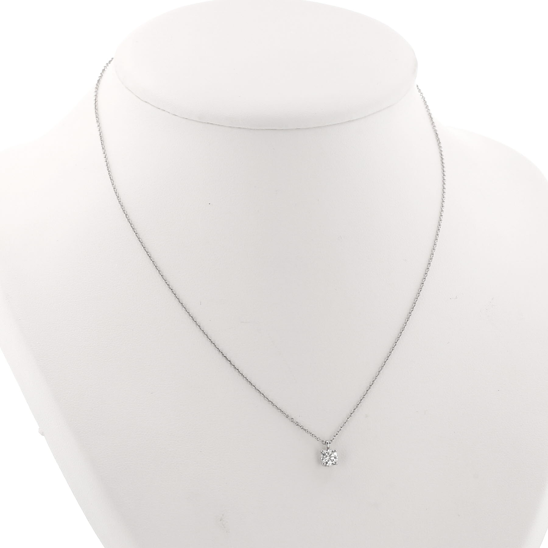Collar Tiffany 
Co  de platino y diamante