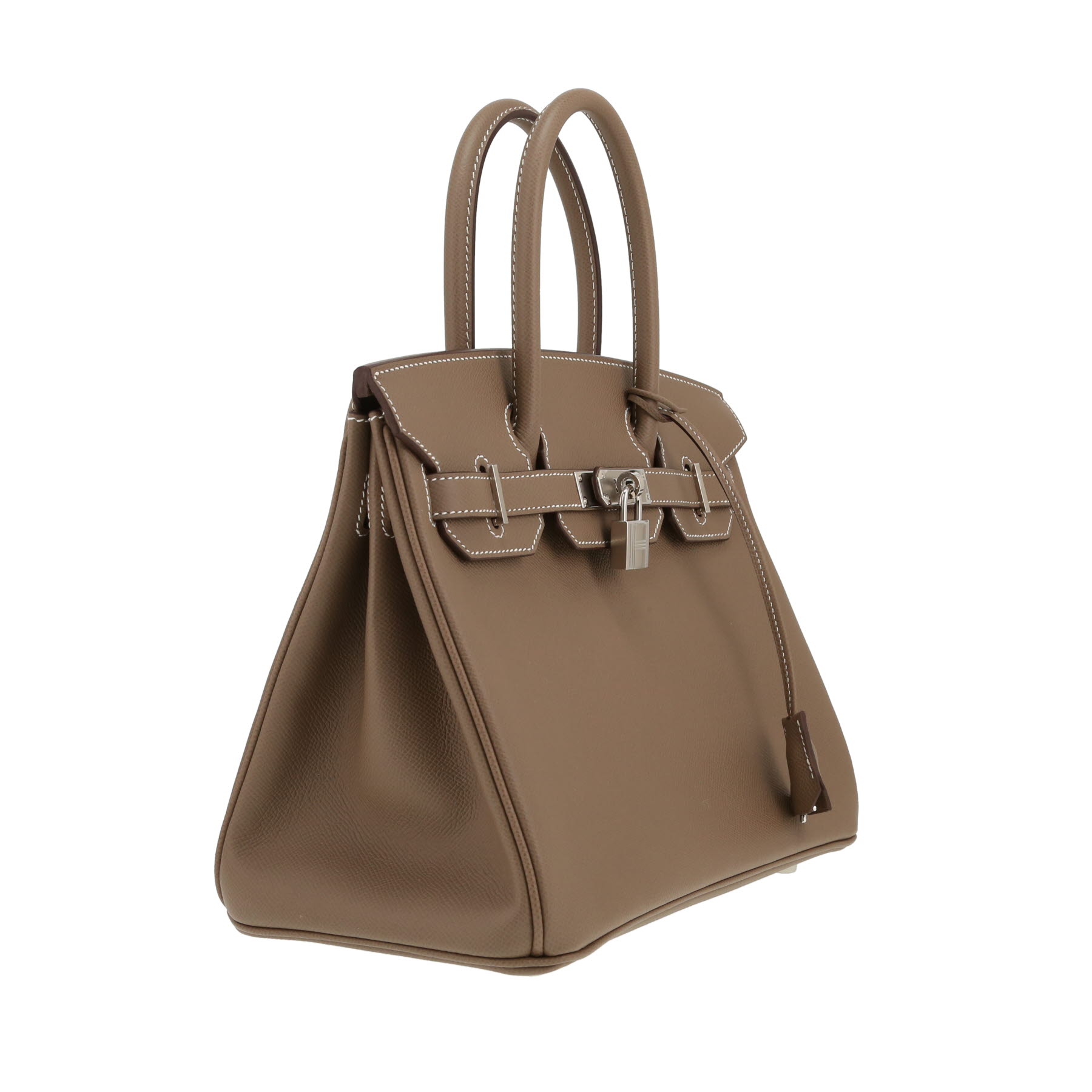 Borsa Hermès  Birkin 30 cm in pelle Epsom etoupe