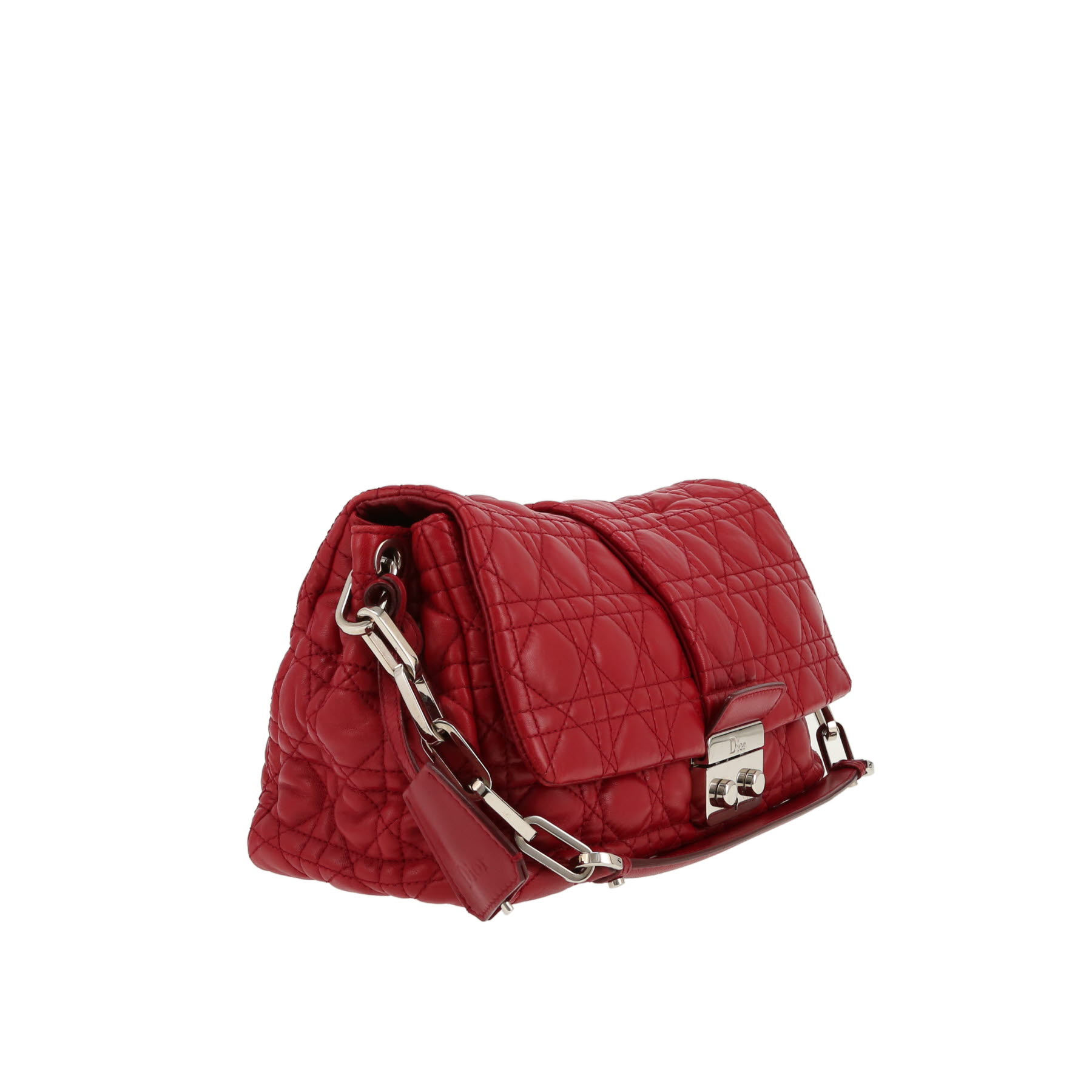 Dior Miss Dior handbag in red leather cannage