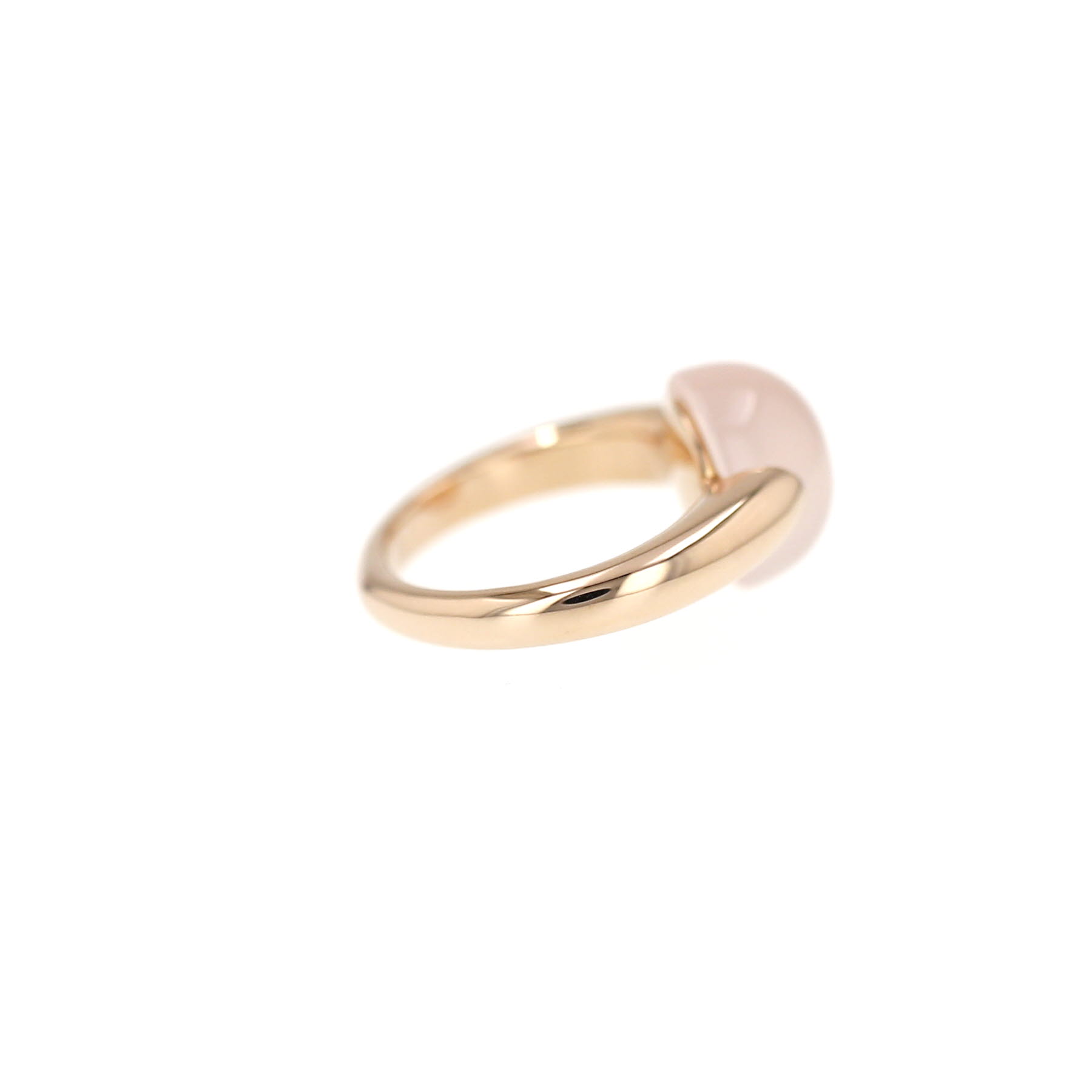Anello Pomellato Luna in oro rosa e quarzo rosa