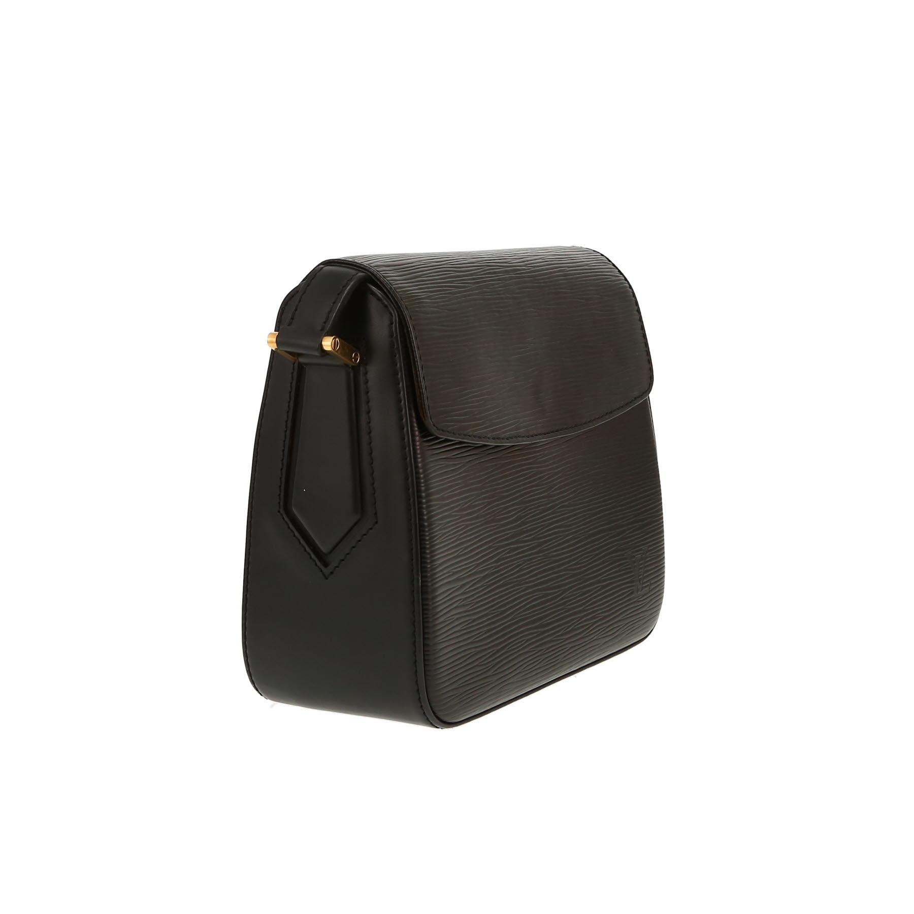 Louis Vuitton  Buci handbag  in black epi leather